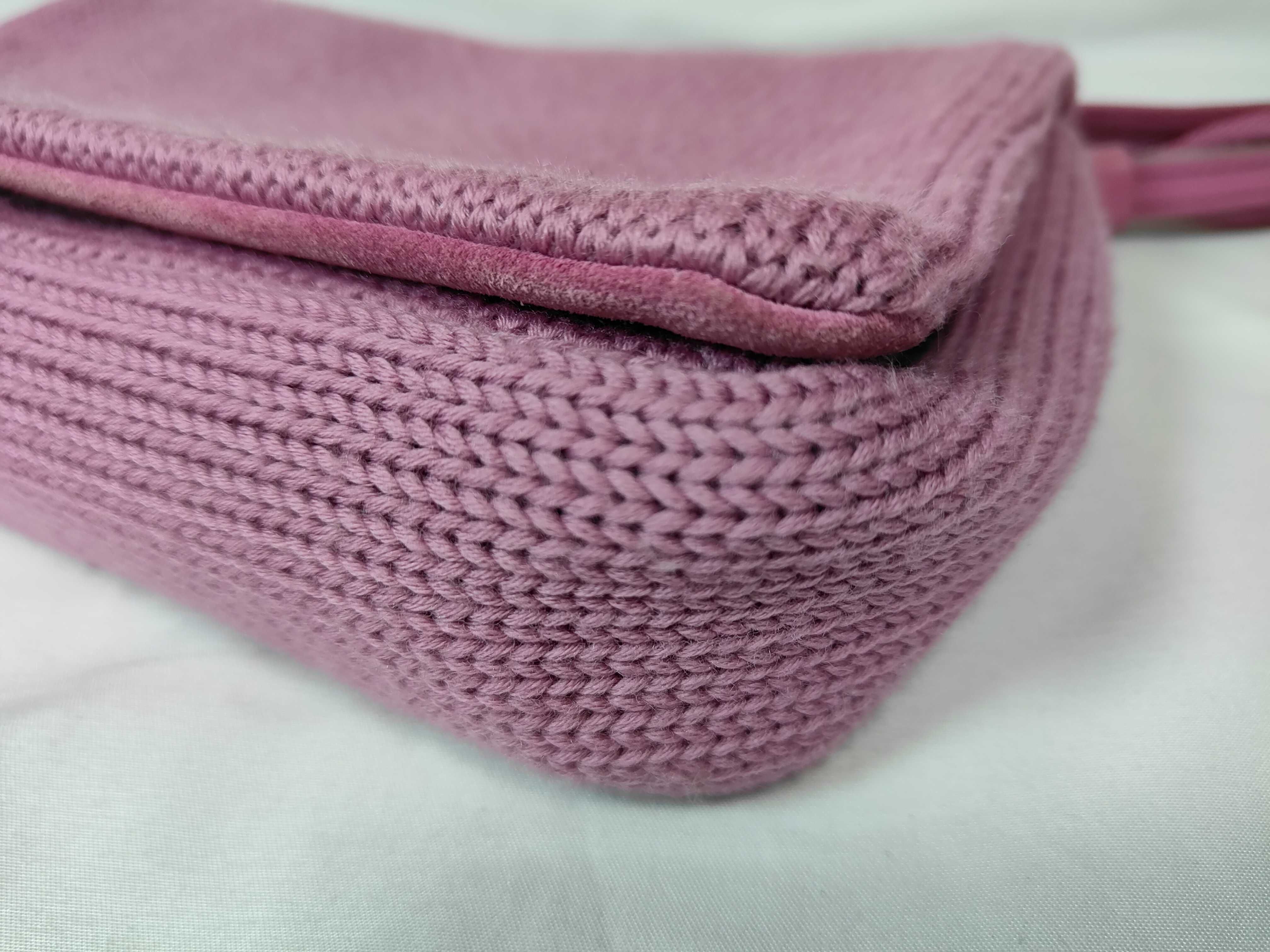 00s B9443 Shoulder Bag Knit Archive Pink Shoulder Bag — view 6