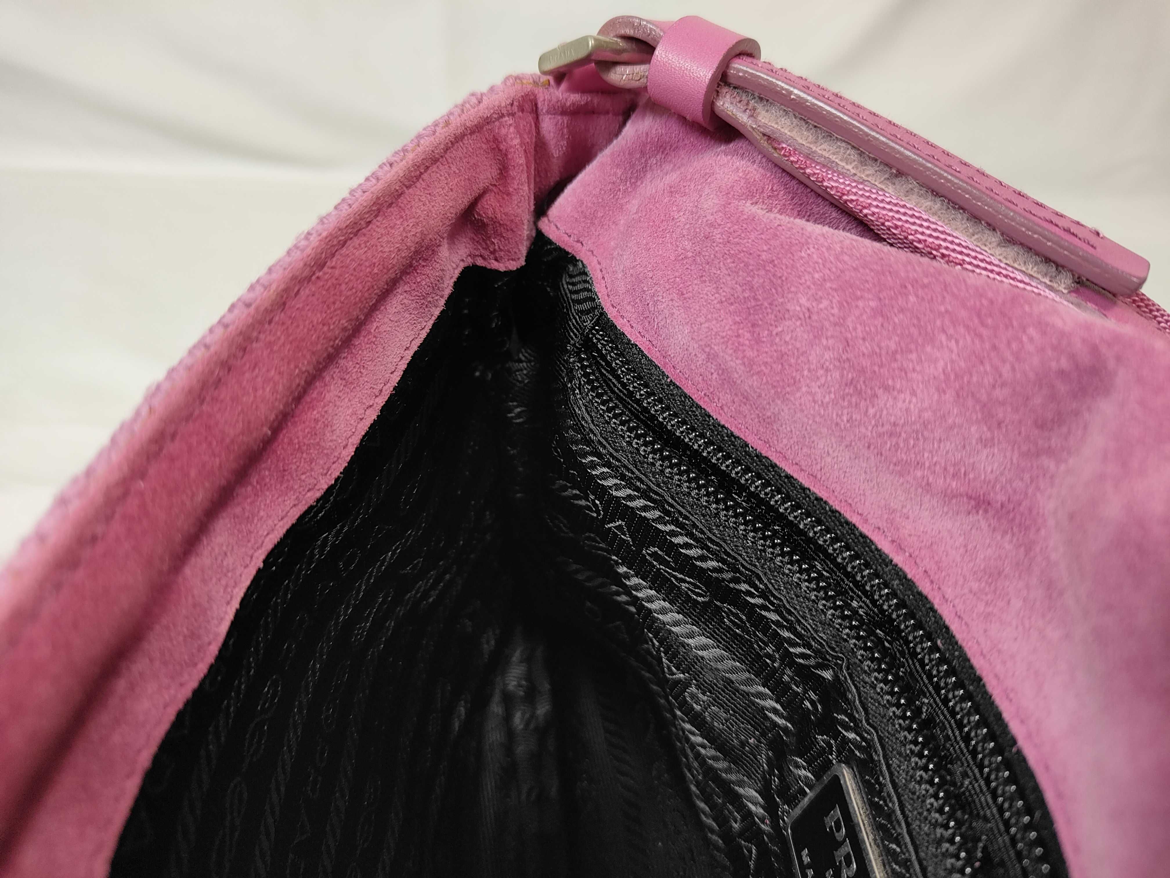 00s B9443 Shoulder Bag Knit Archive Pink Shoulder Bag — view 9