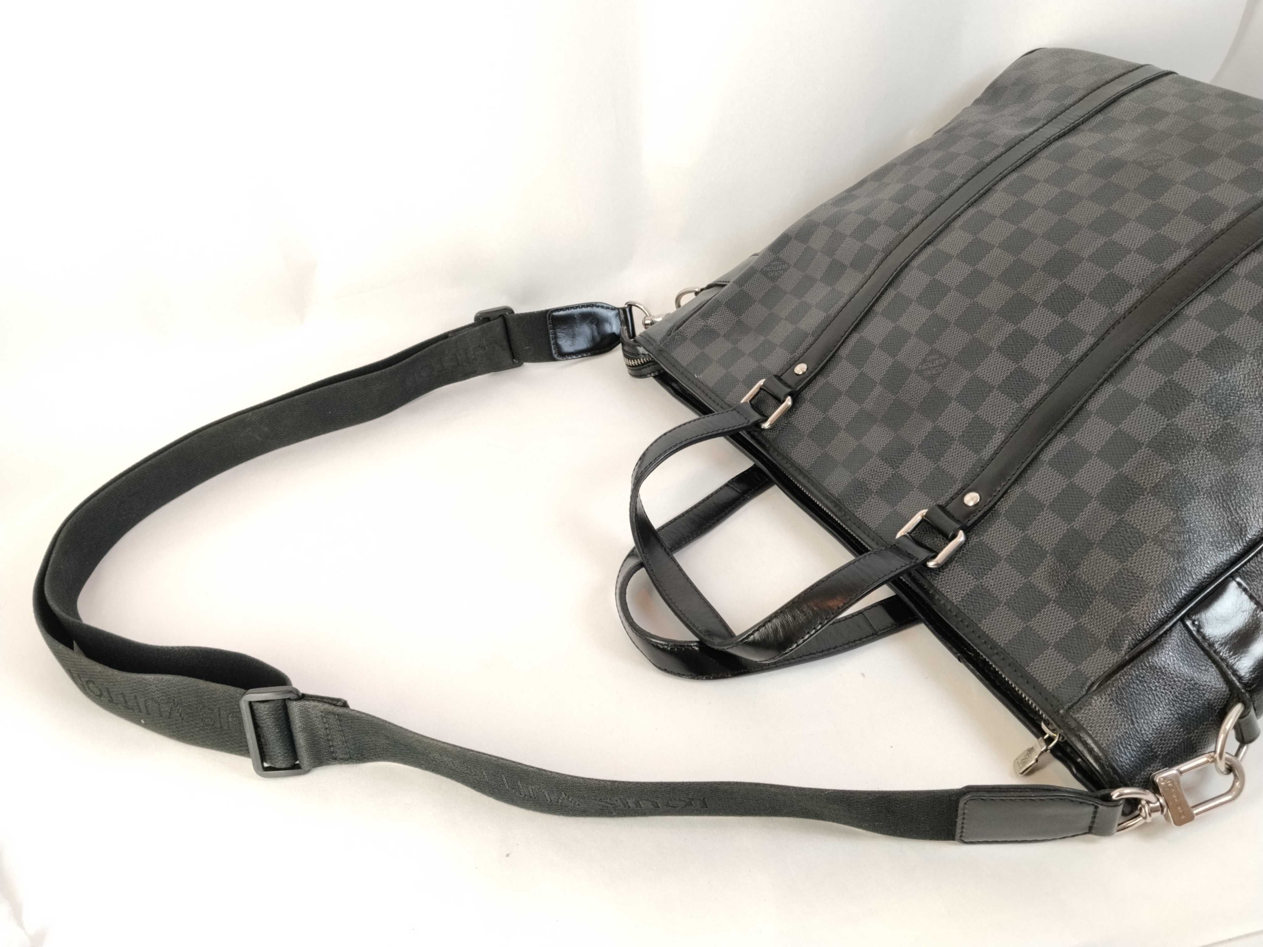 Damier Graphite 2-Way Tote Bag Shoulder Bag Tote Bag — view 3