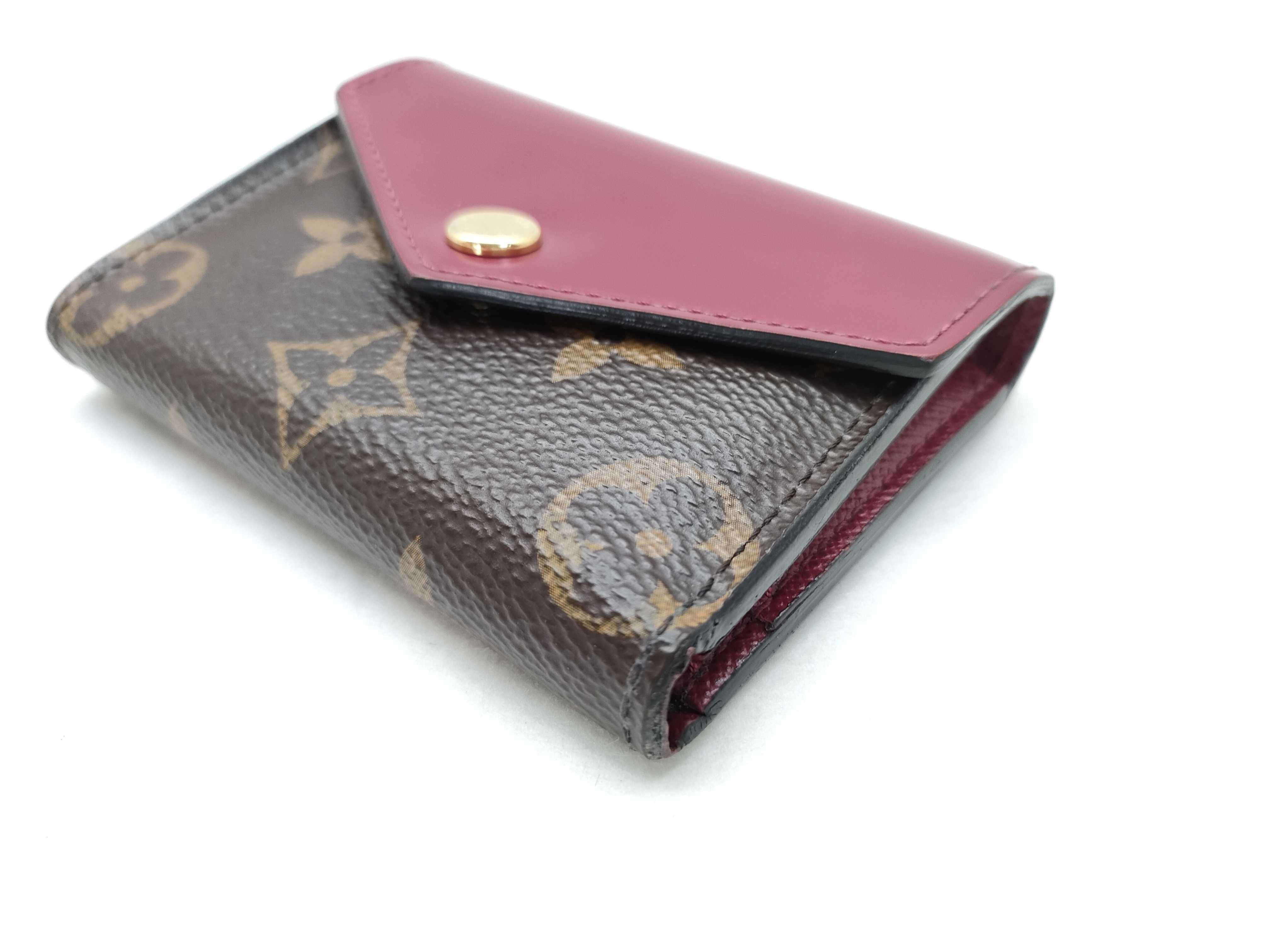 Monogram Louis Vuitton Portefeuille Zoe M62932 Monogram Fuchsia Wallet — view 3