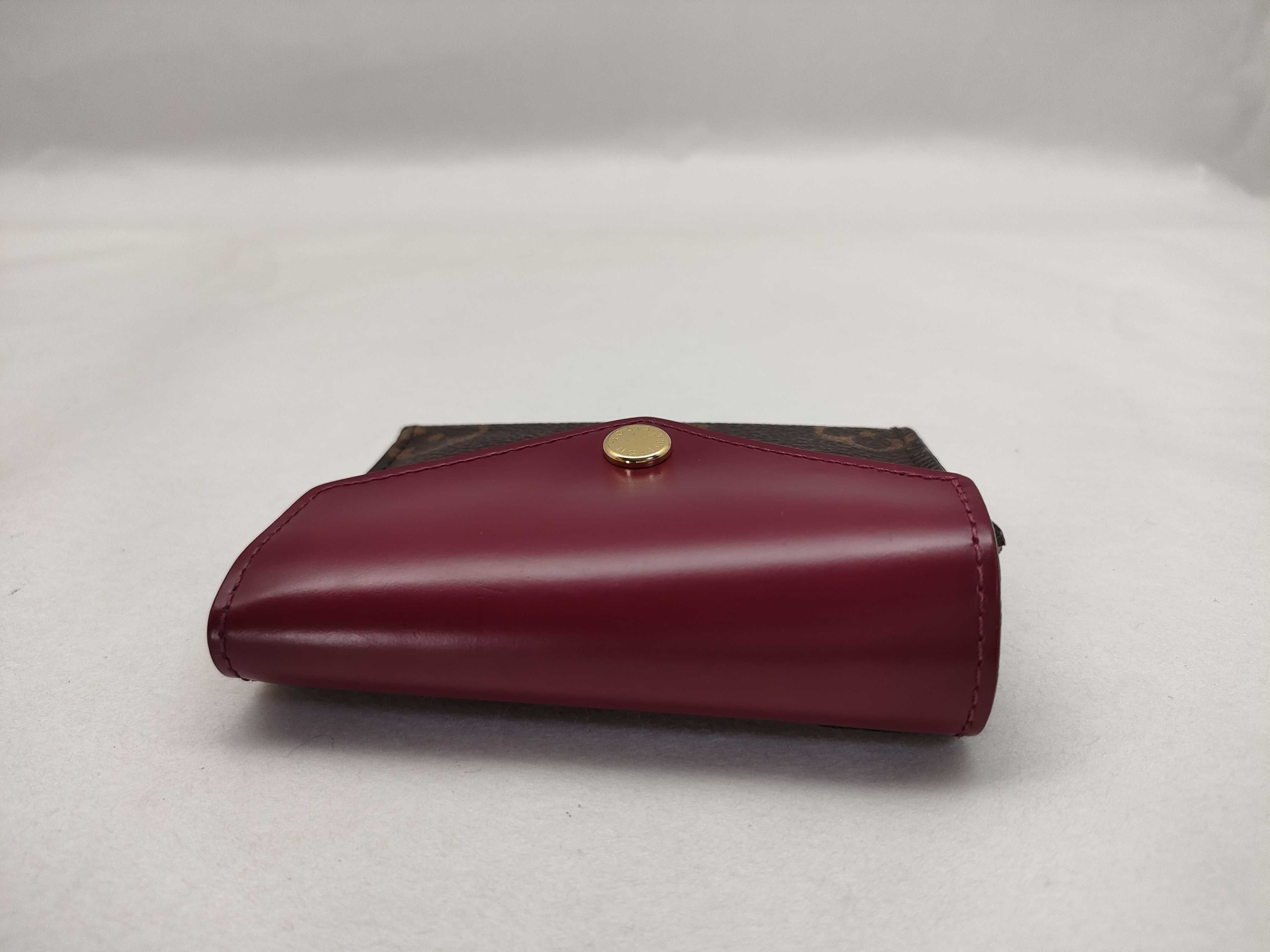 Monogram Louis Vuitton Portefeuille Zoe M62932 Monogram Fuchsia Wallet — view 6