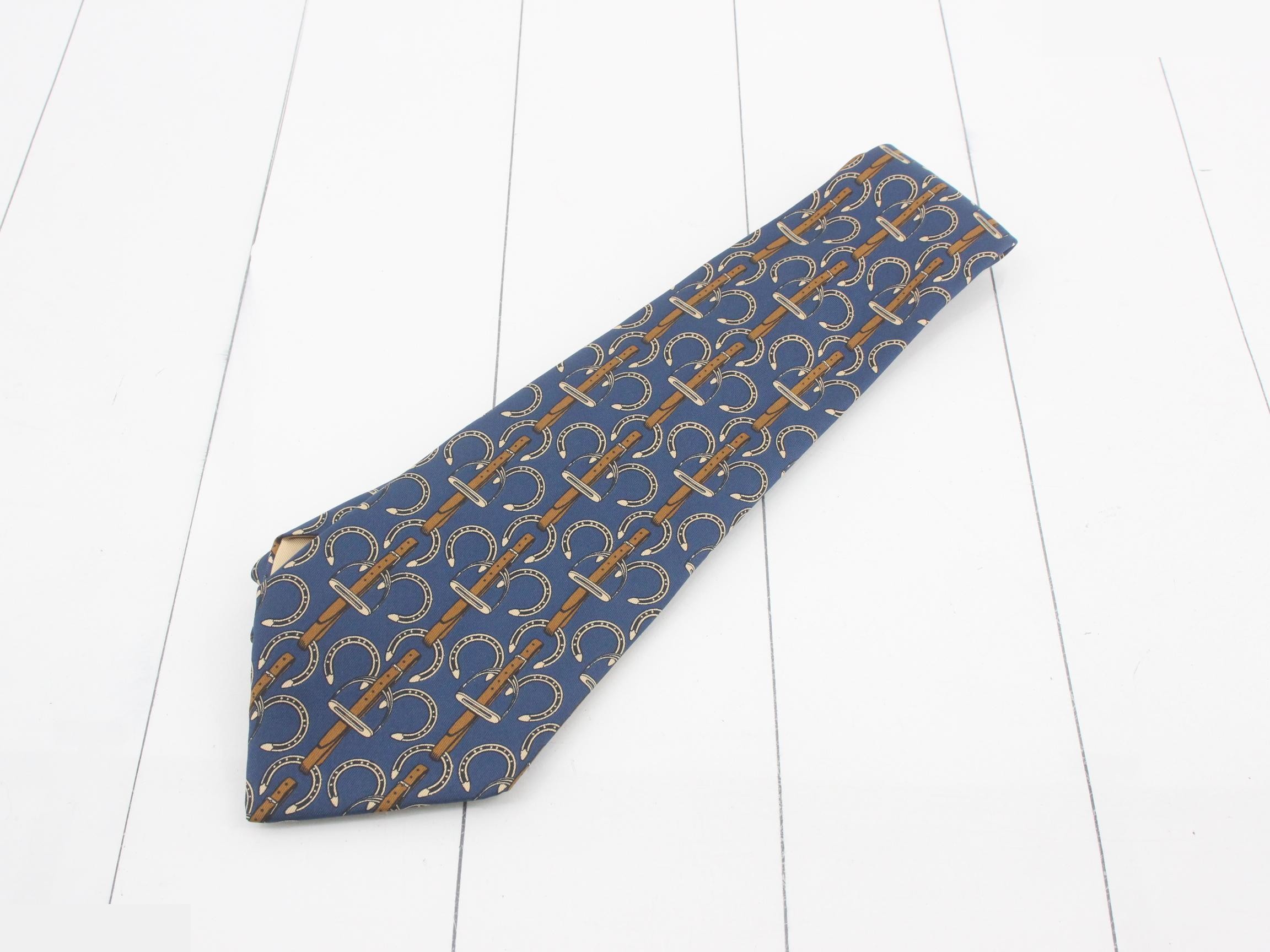 Blue necktie