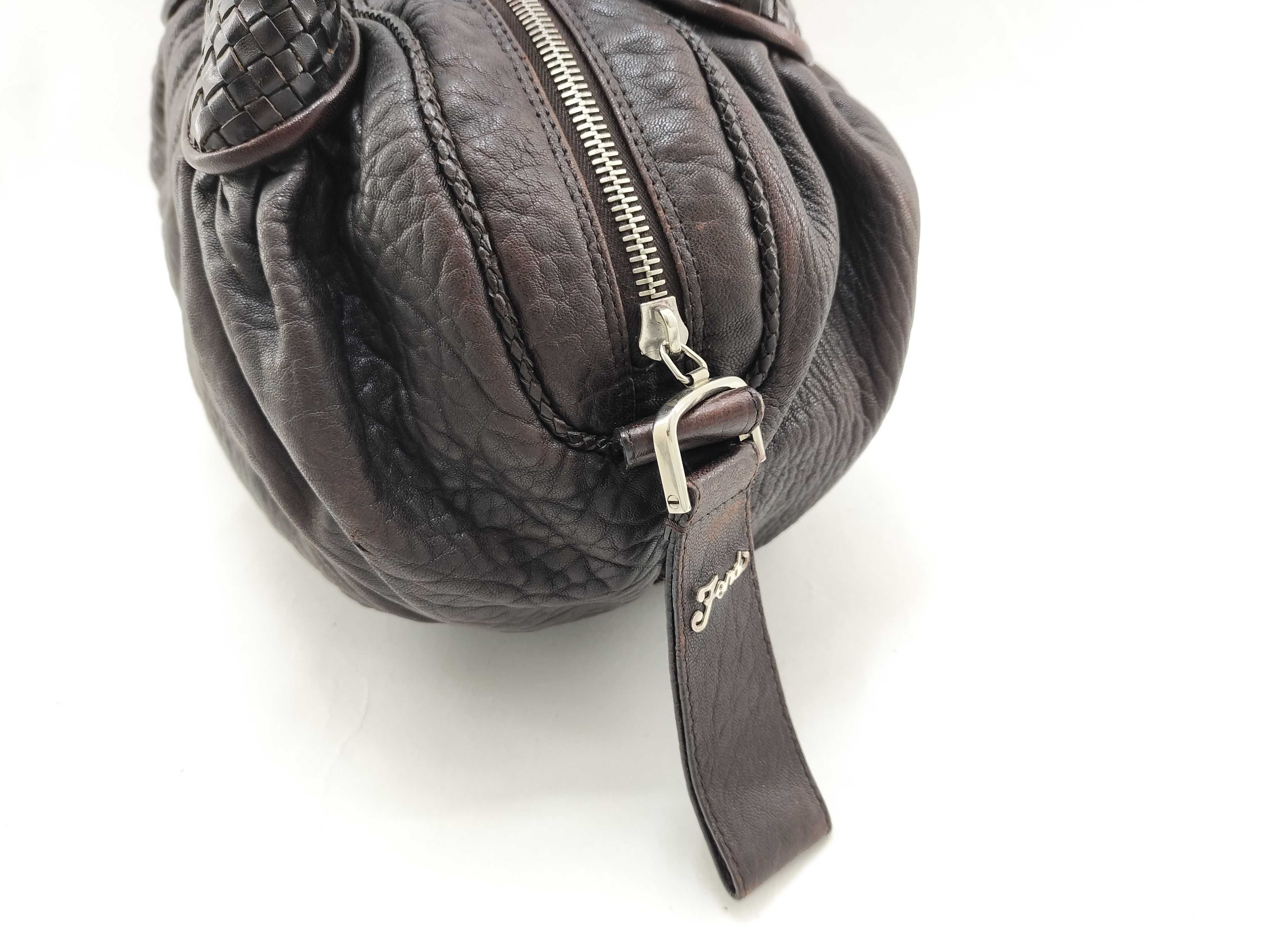 321 8BL078 Handbag Spy Bag Leather Brown — view 3
