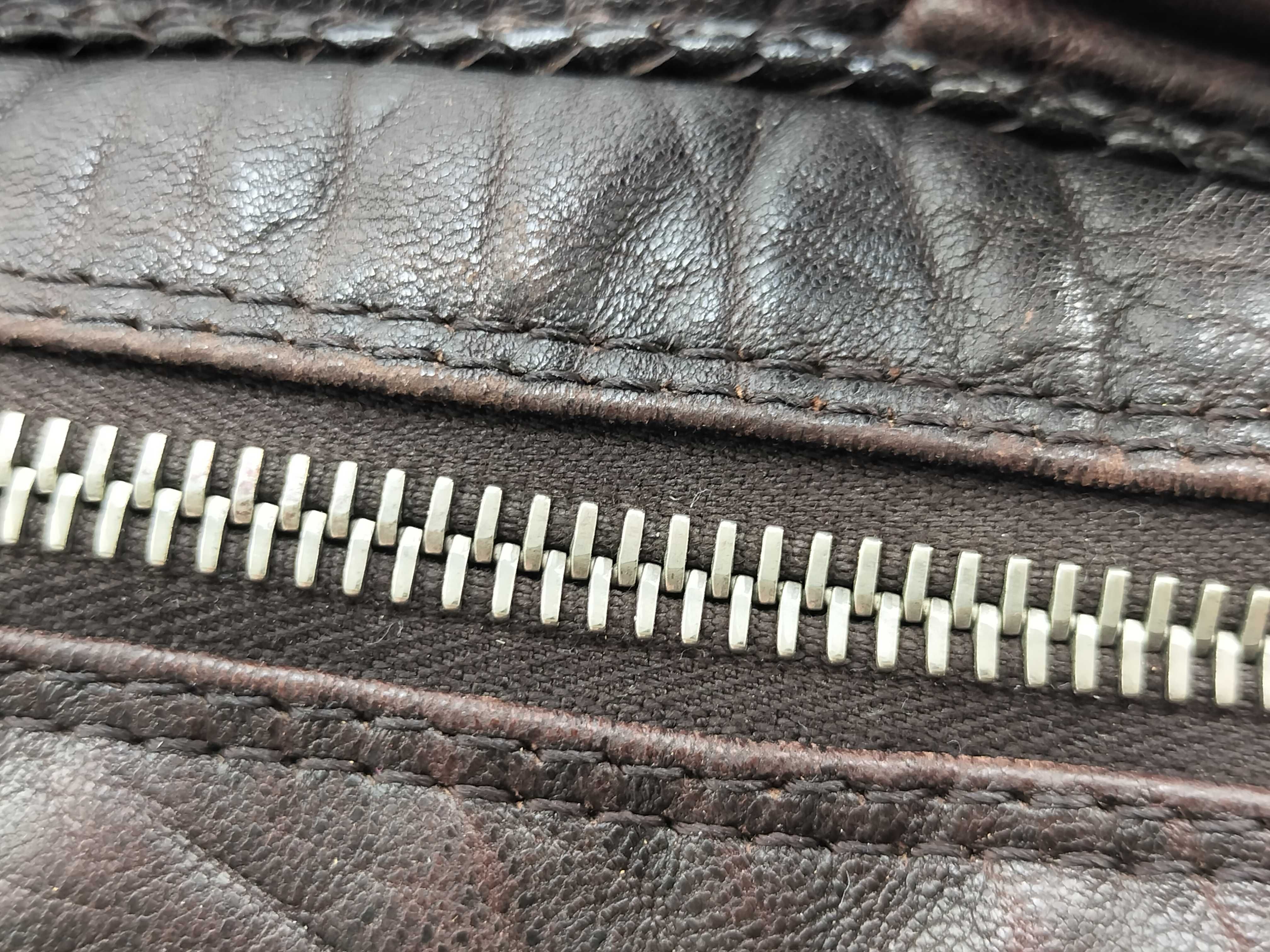 321 8BL078 Handbag Spy Bag Leather Brown — view 10