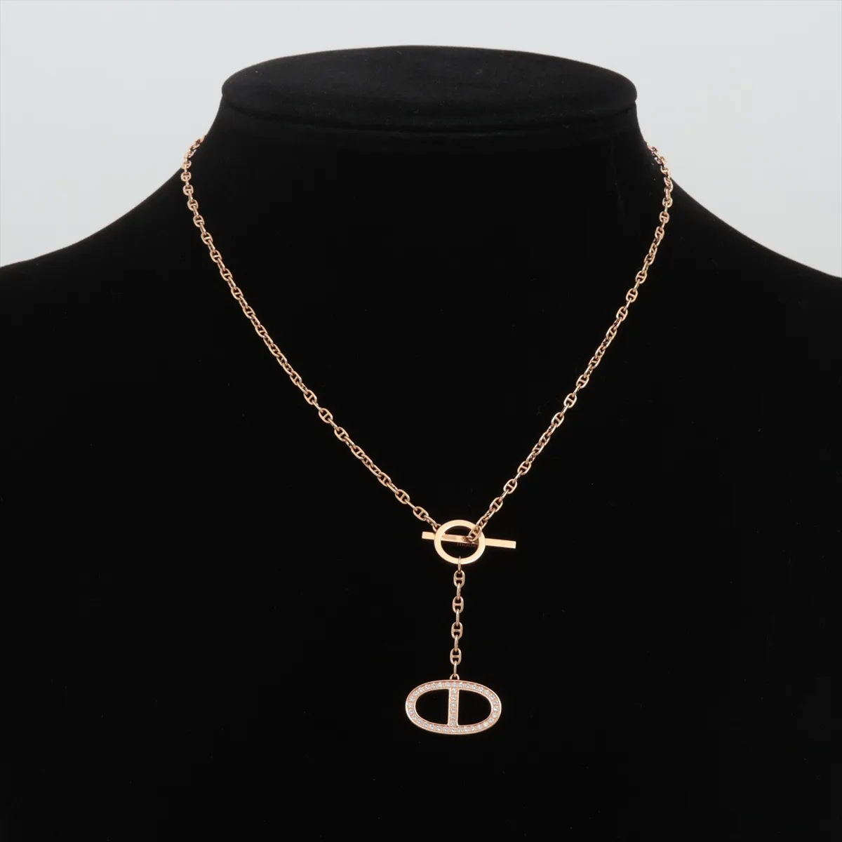 Chaine d'Ancre Contour Diamond Necklace 750 (PG) 10.1g ST 21AE157738 — view 5