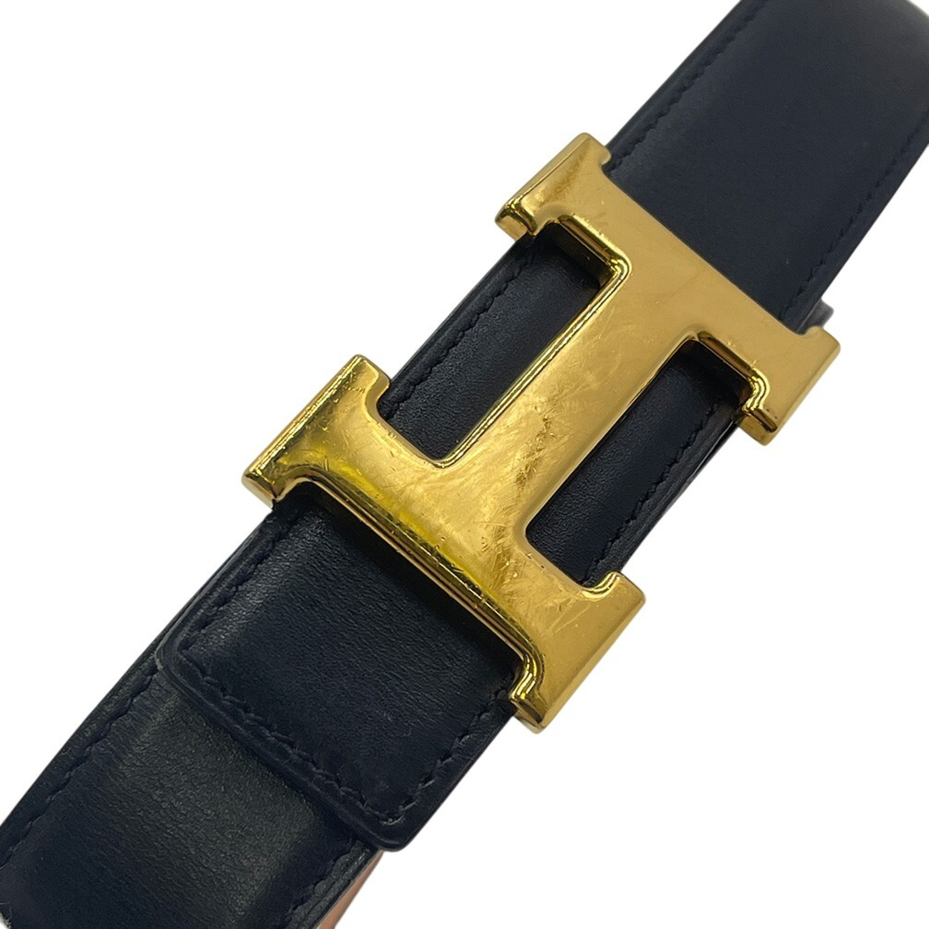 H Belt/Box/OX/Size 70/Noir/Natural Belt — view 4