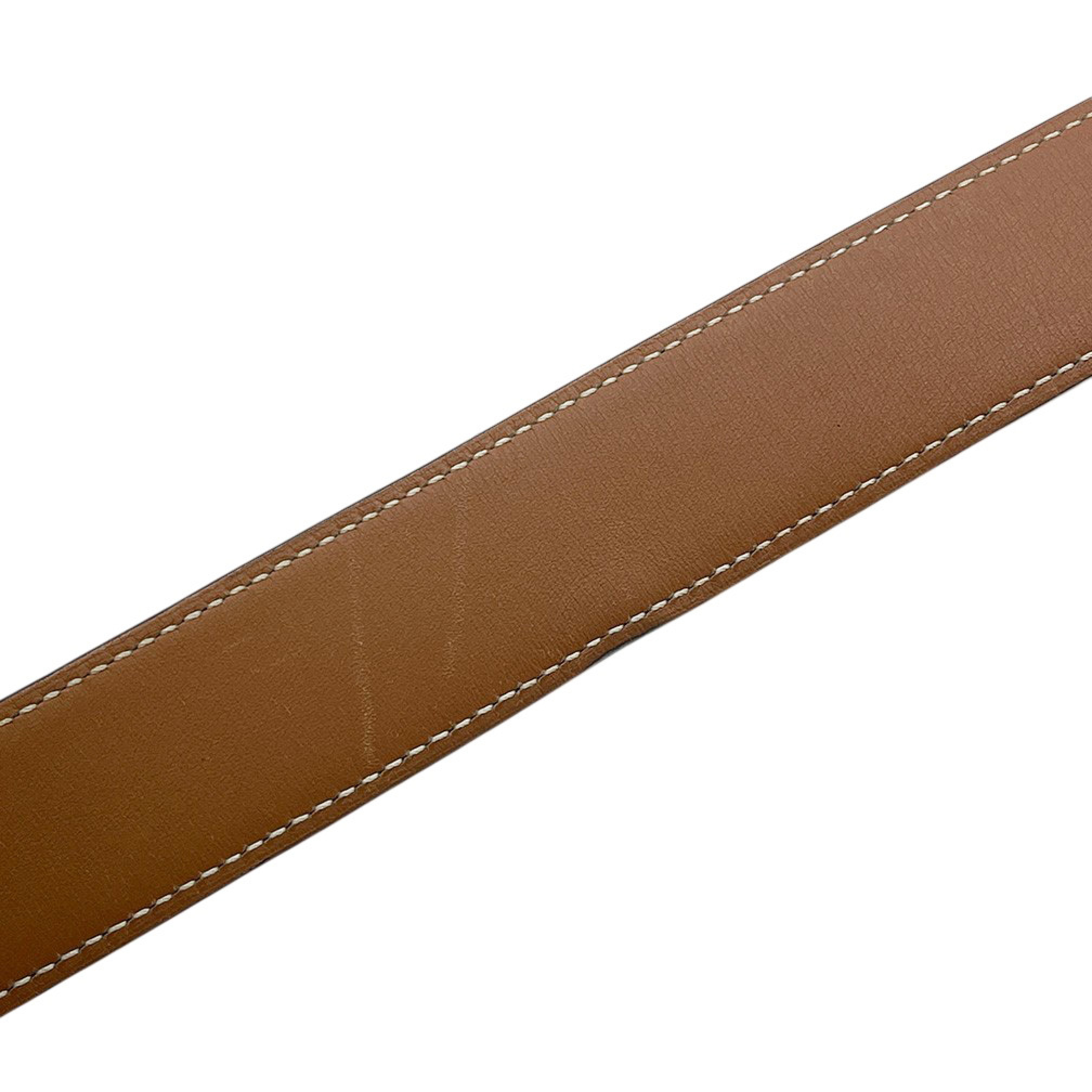 H Belt/Box/OX/Size 70/Noir/Natural Belt — view 7