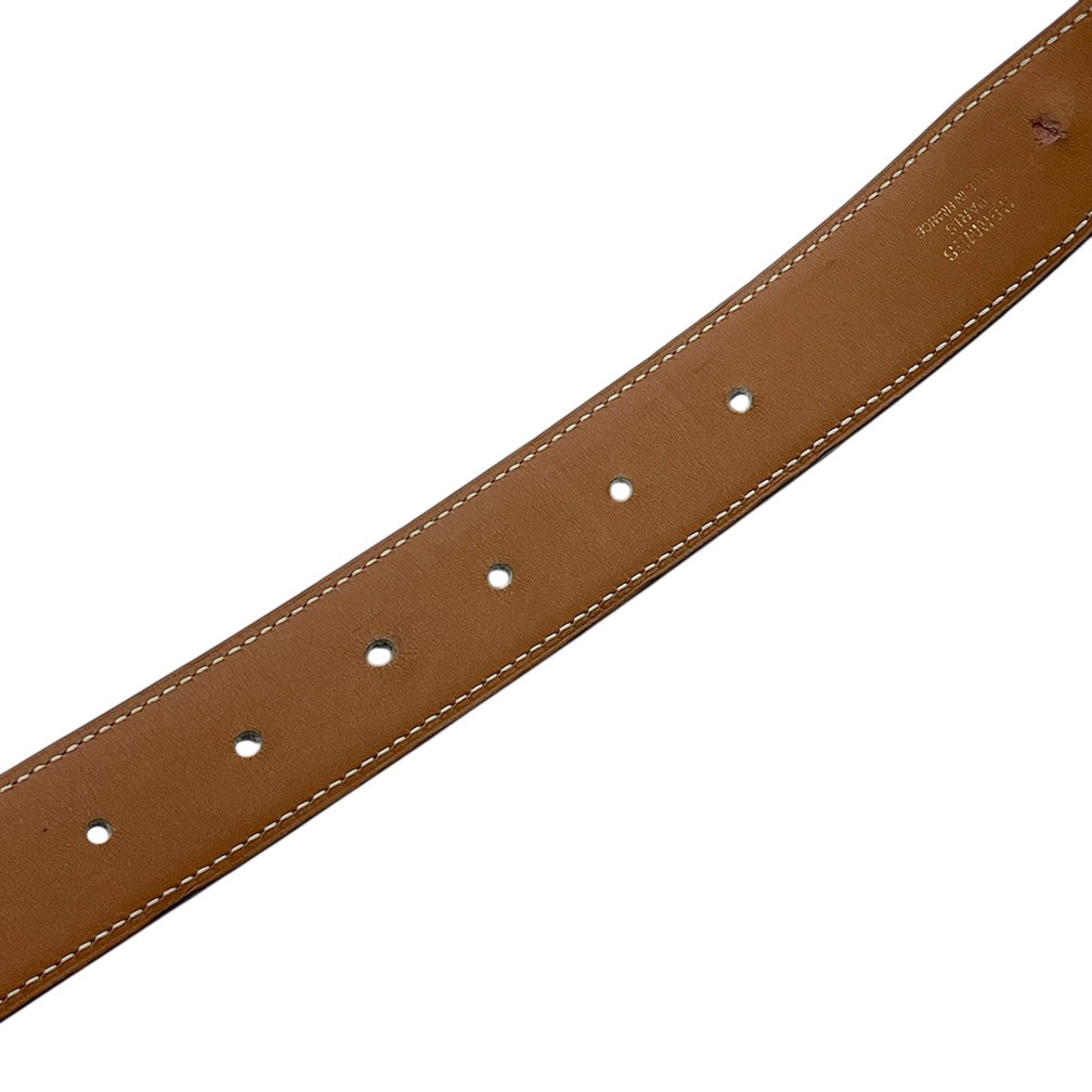 H Belt/Box/OX/Size 70/Noir/Natural Belt — view 8