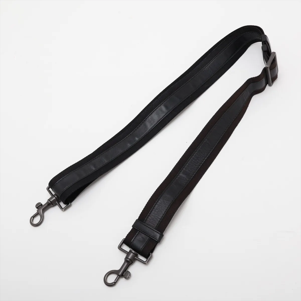 Intrecciato Leather Shoulder Bag, Black — view 5