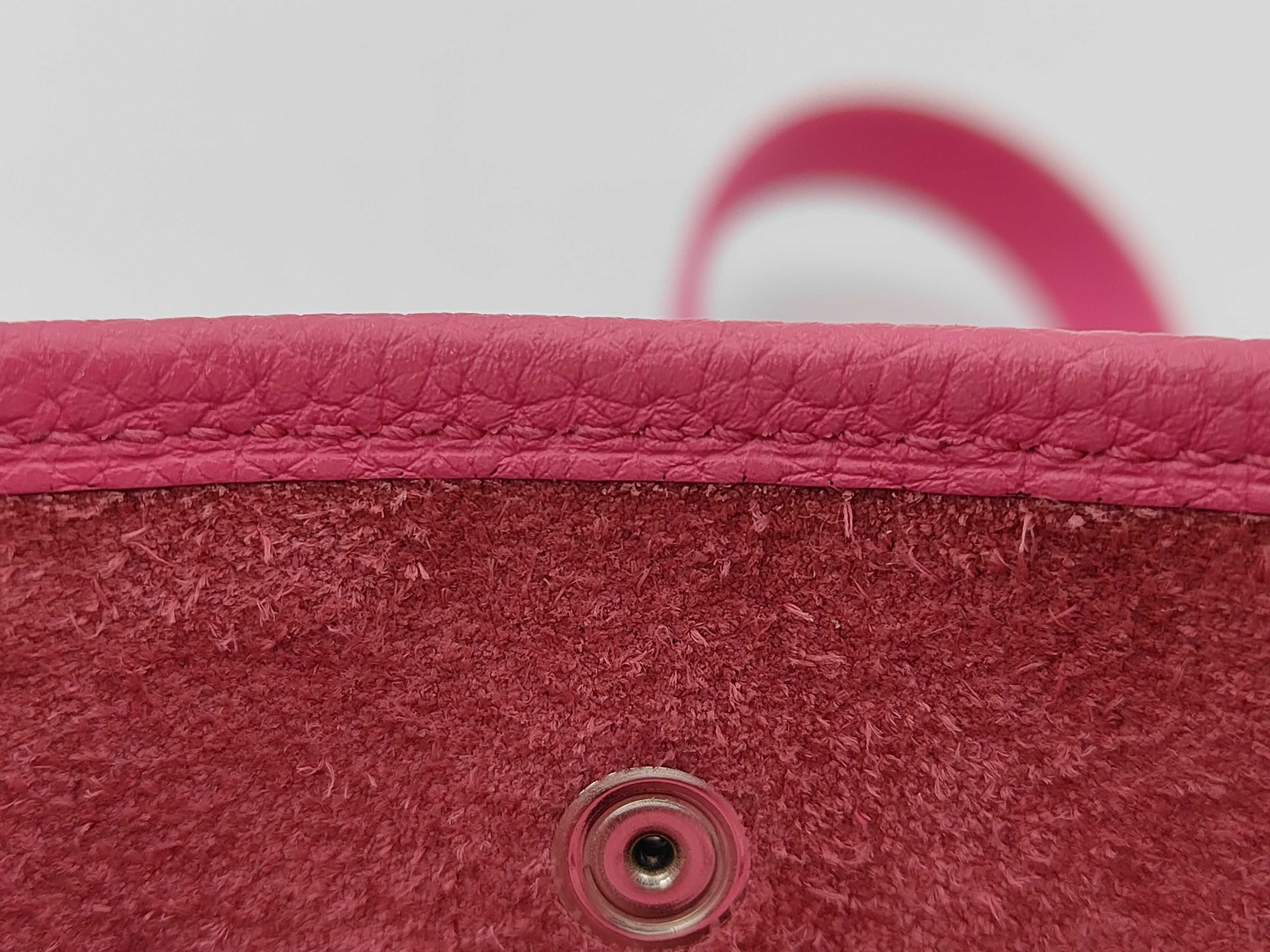 Mini Evelyne Amazone 16 TPM Taurillon Clemence Rose Shocking Silver Hardware Z Stamp Shoulder Bag — view 9