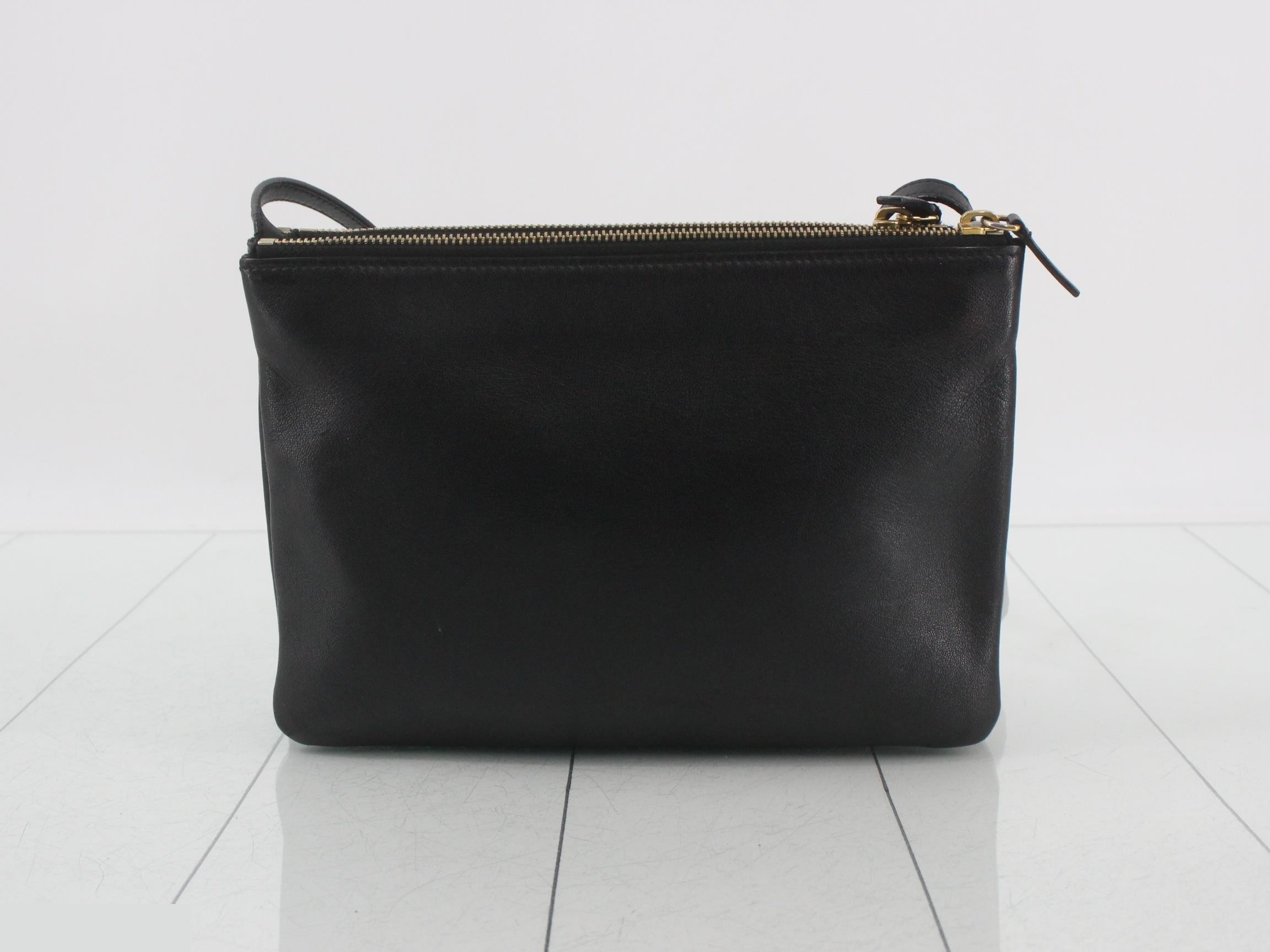 Trio Leather Shoulder Bag — view 2