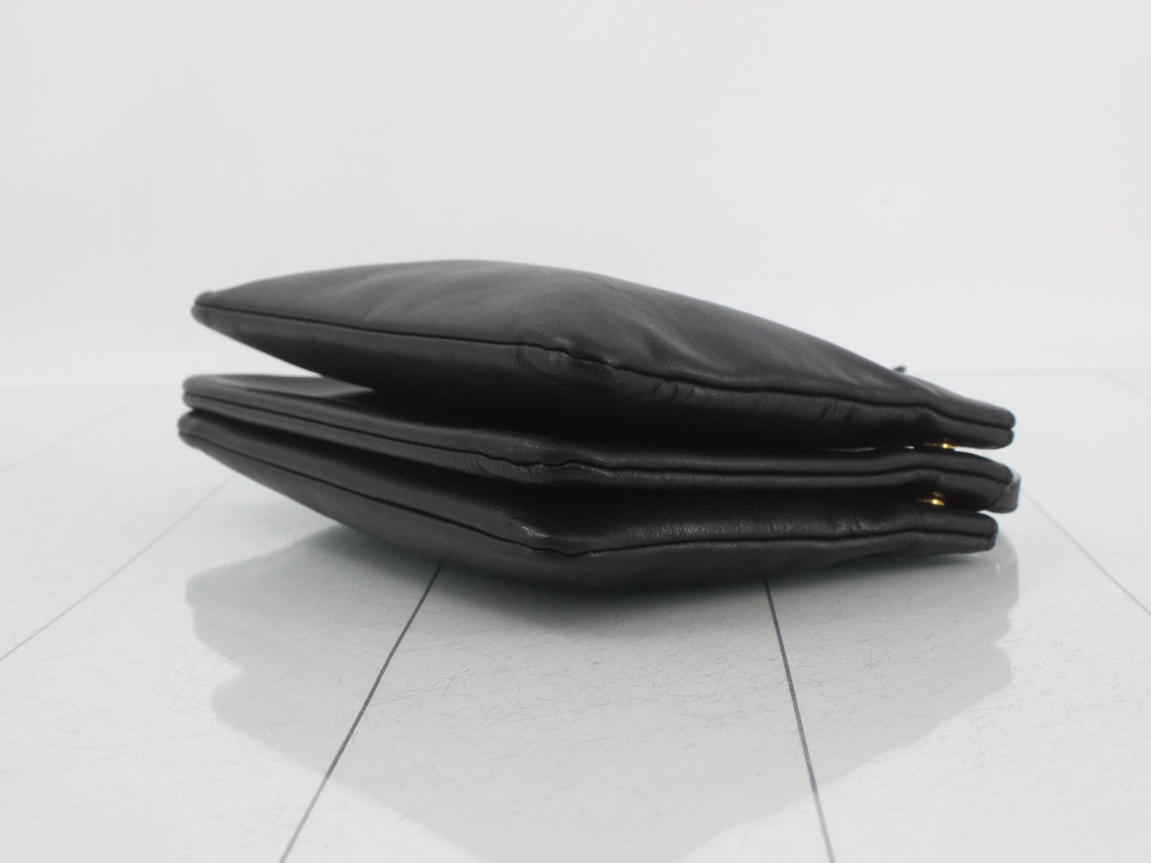 Trio Leather Shoulder Bag — view 6