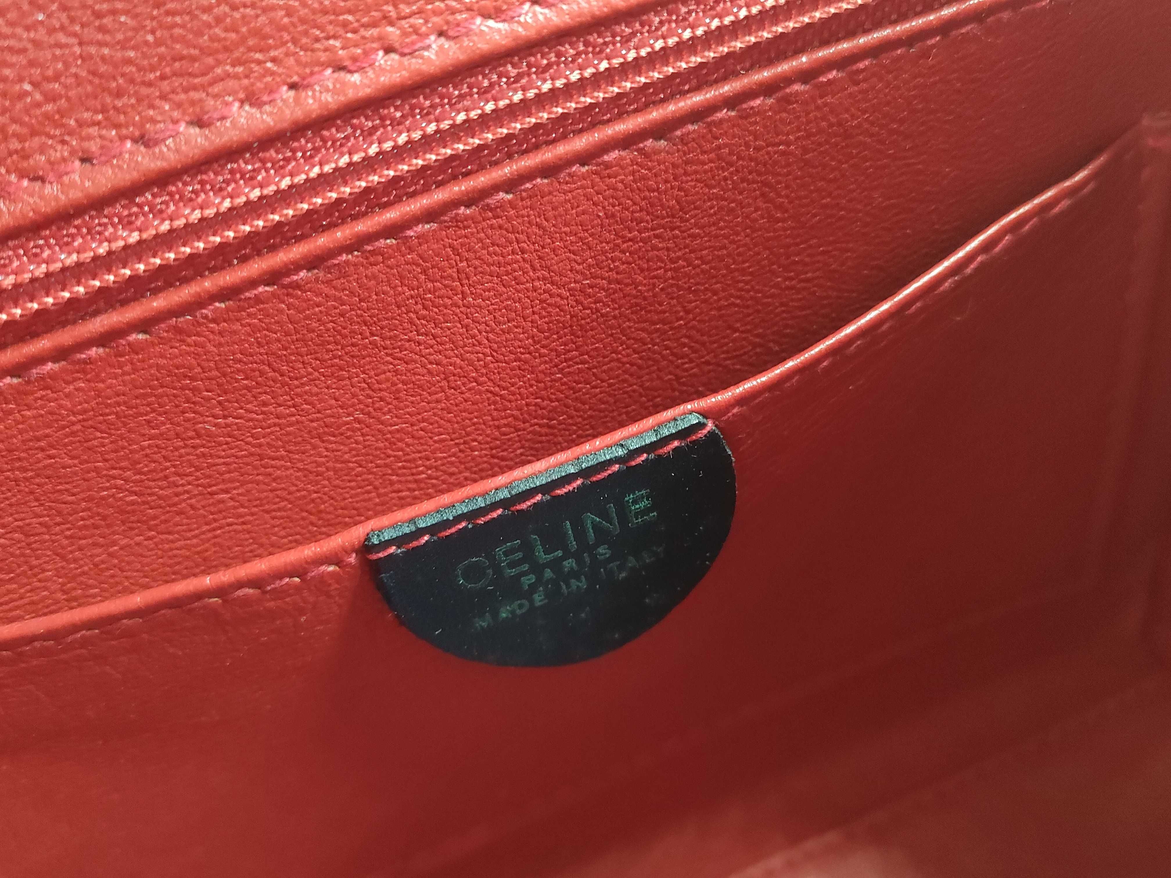 Leather Top Handle Bag with Circle Hardware — view 15
