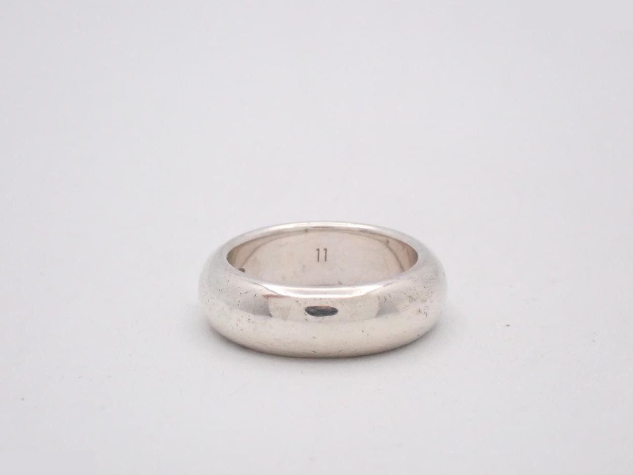 Dome ring, 925 sterling silver, 8.3g, stamped "11", actual size #10.5 — view 2