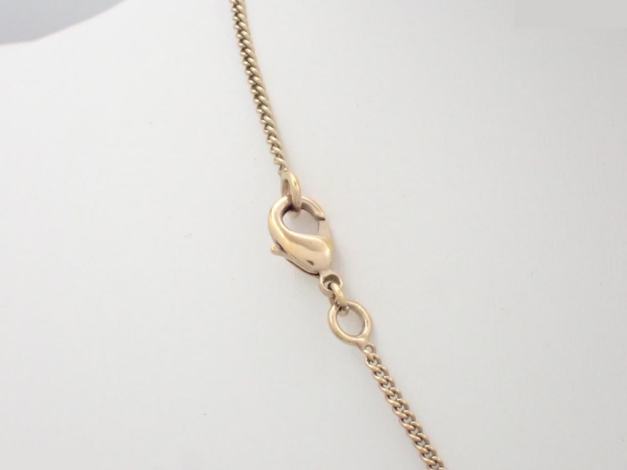 Necklace with Coco Mark/Heart design, chain approximately 44cm long. — view 2