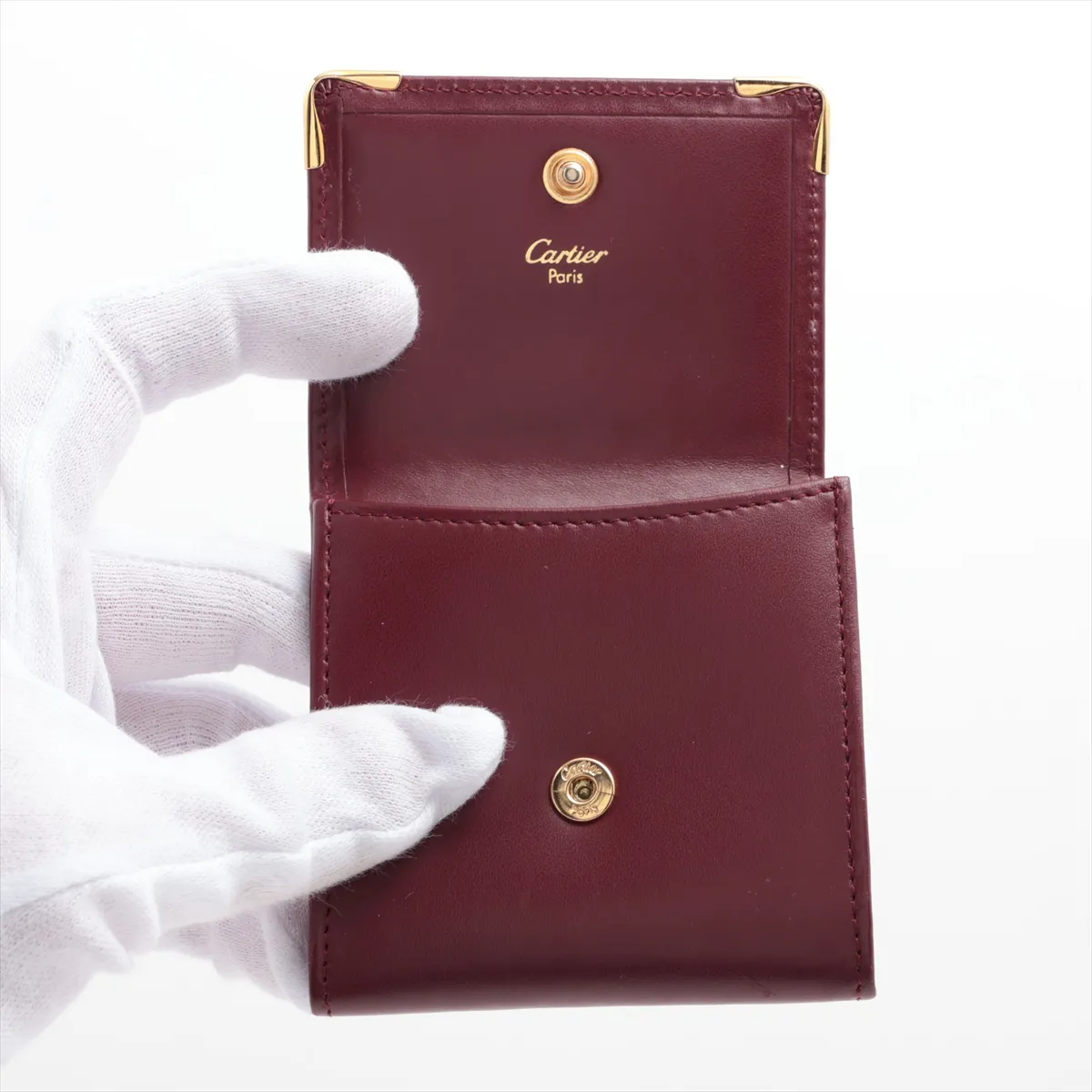 Must Leather Coin Case Bordeaux — view 3