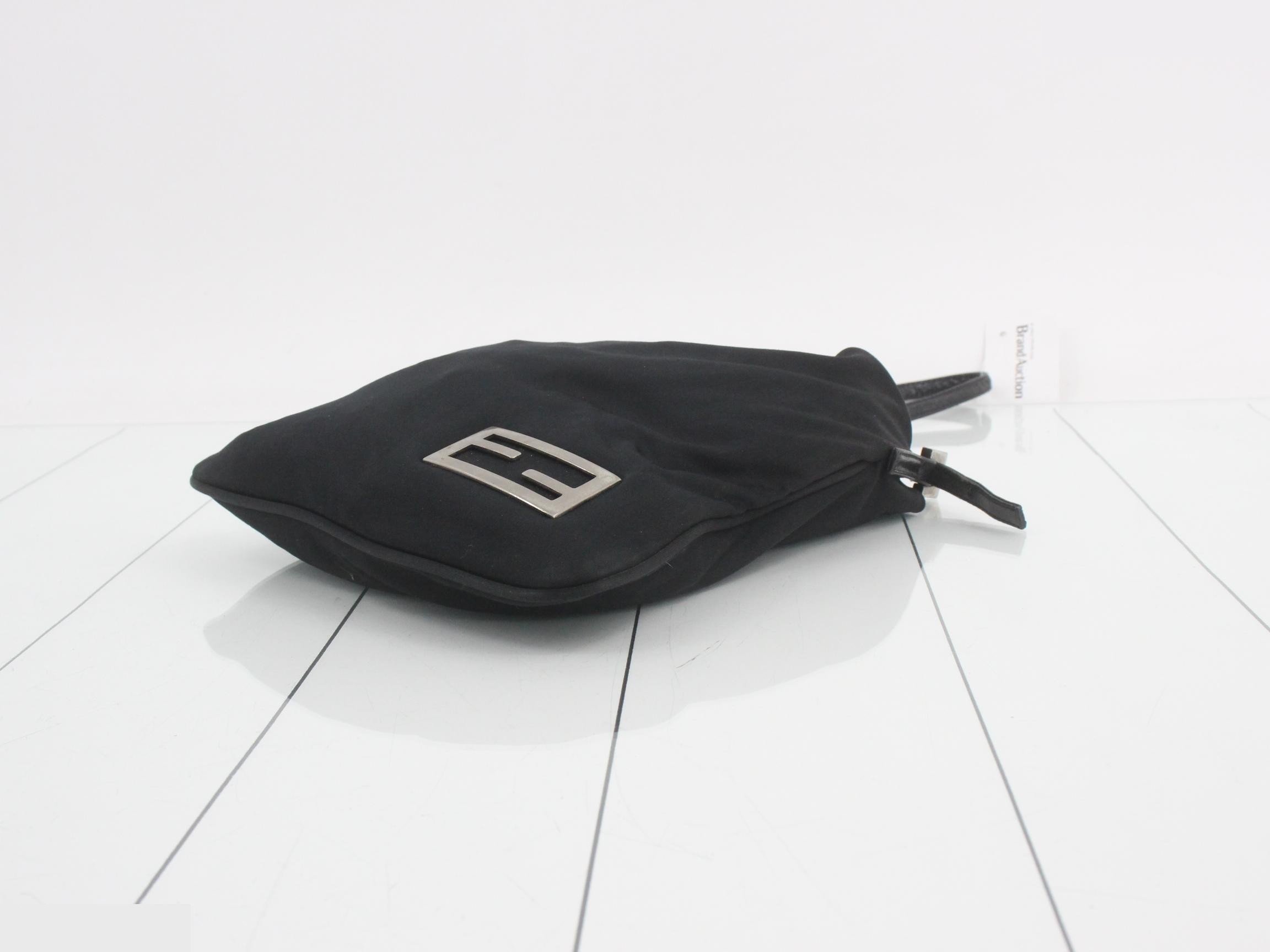 One-shoulder bag, black, satin — view 6