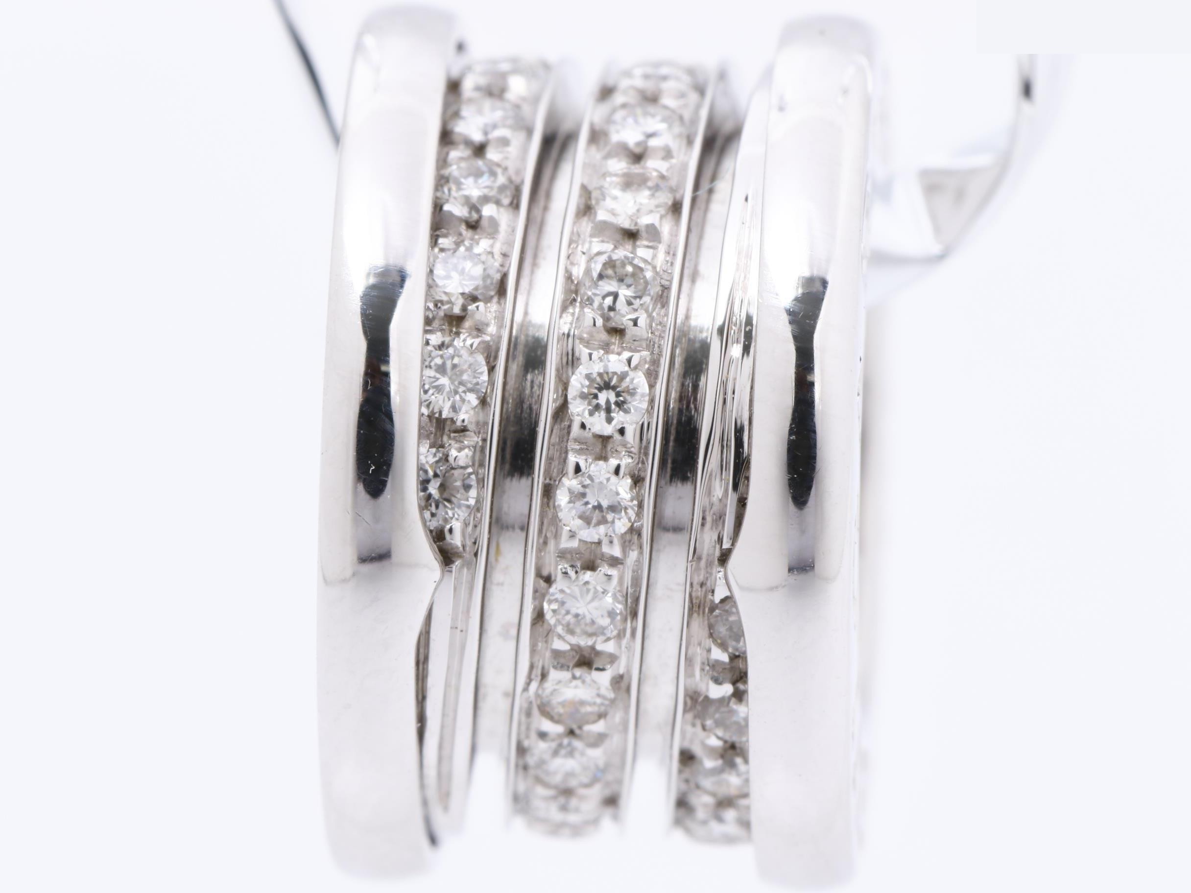 B.zero1 (precious metal) charm pendant with diamond, 750WG, 6.4g — view 2