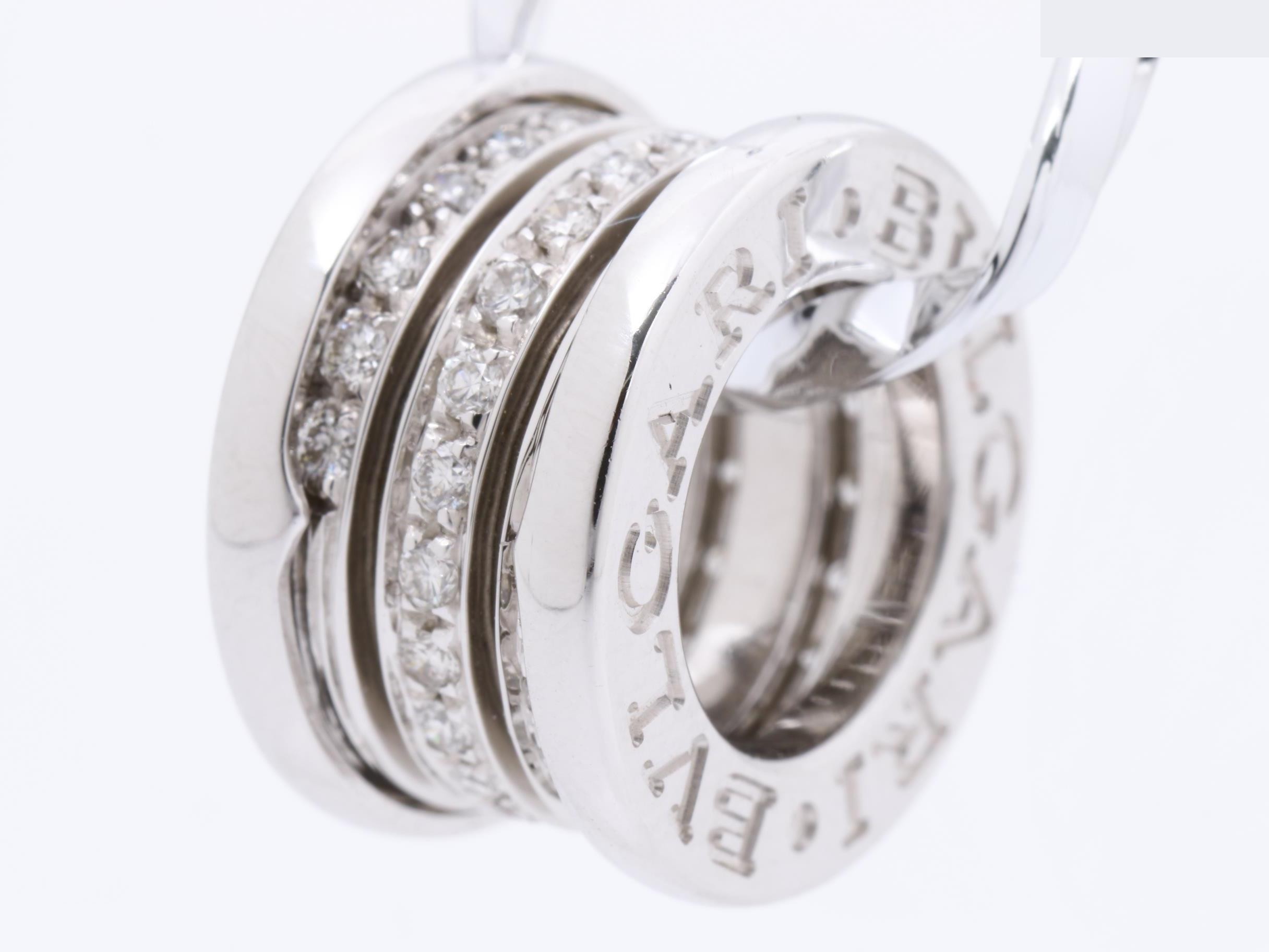 B.zero1 (precious metal) charm pendant with diamond, 750WG, 6.4g — view 3