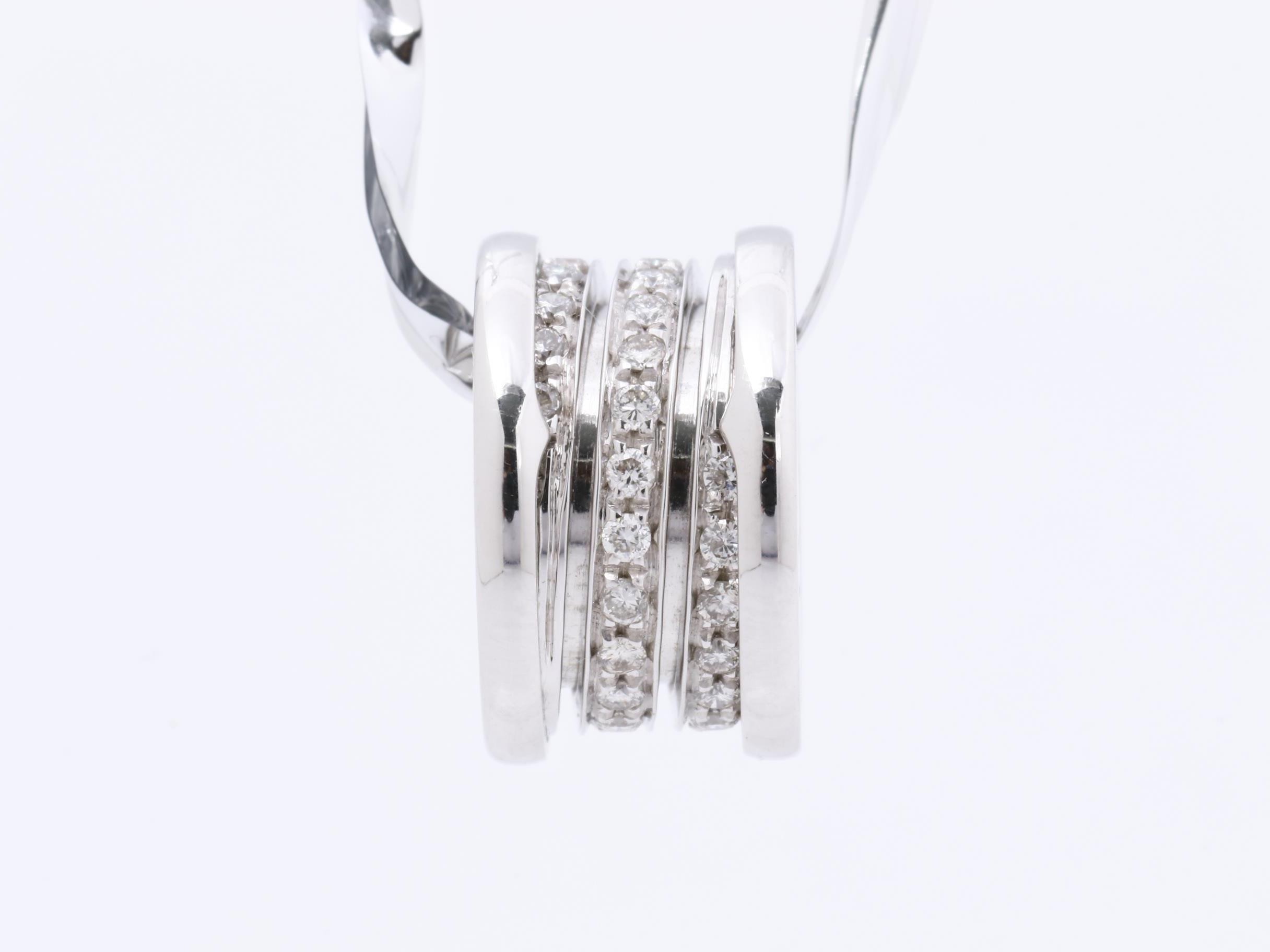 B.zero1 (precious metal) charm pendant with diamond, 750WG, 6.4g — view 4