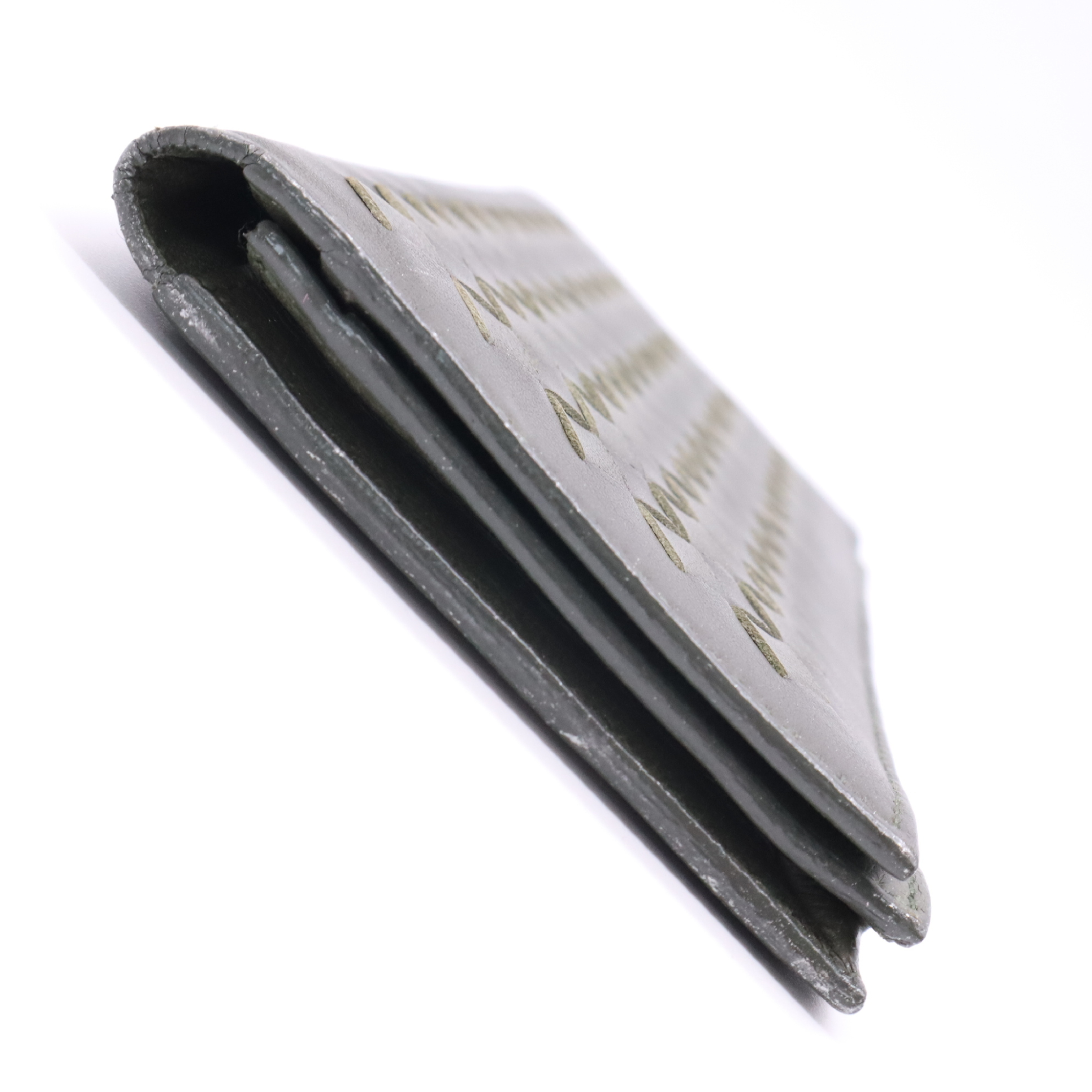 Intrecciato Khaki Billfold — view 3