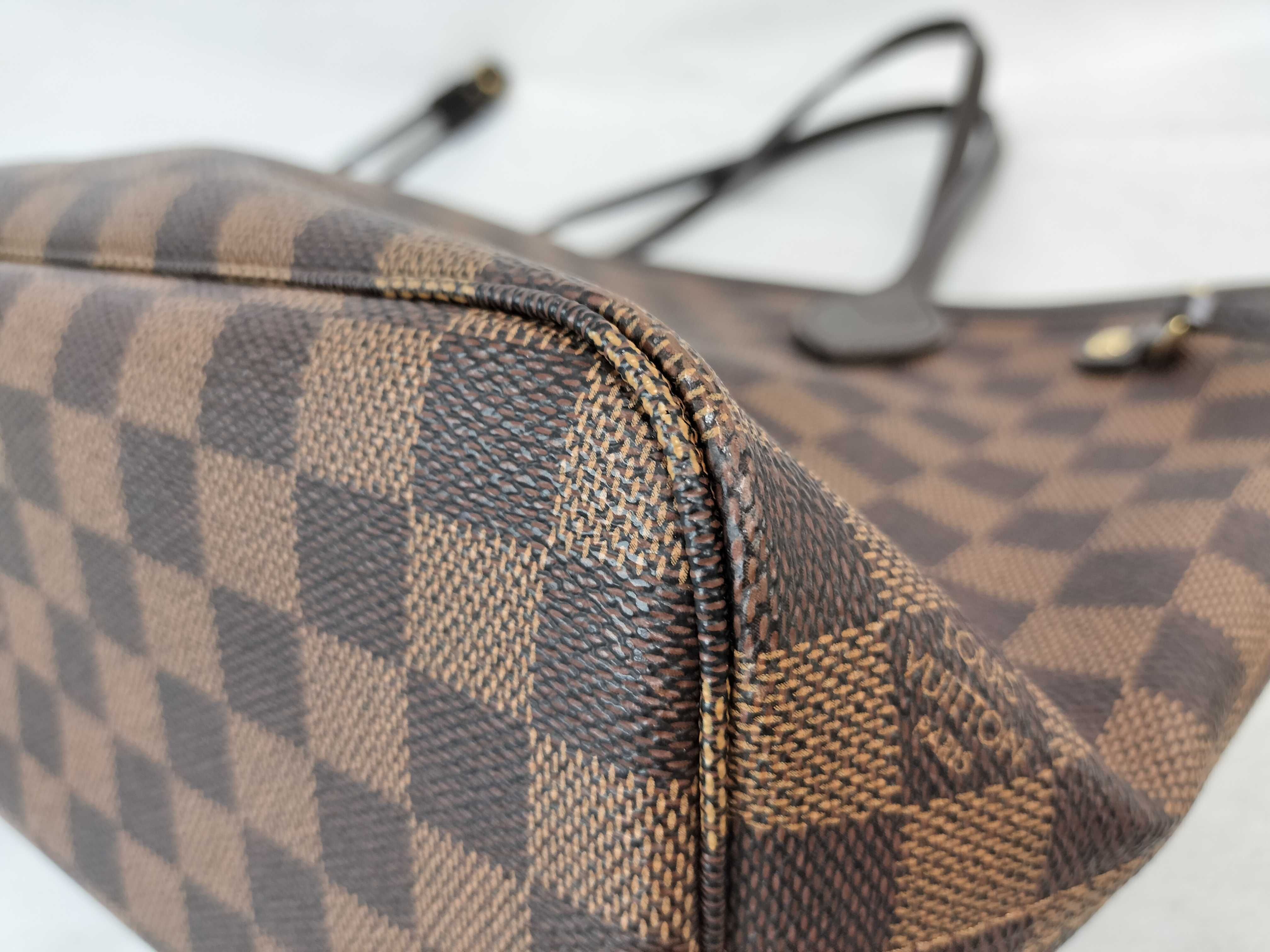 Damier LV Damier Neverfull PM N41359 VI2104 Tote Bag — view 6
