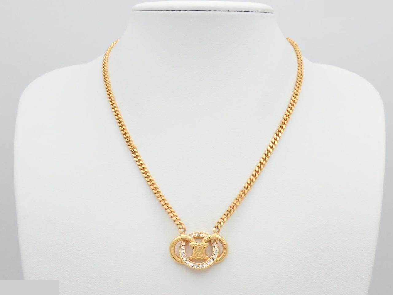 Triomphe motif necklace, chain approximately 40cm — view 3