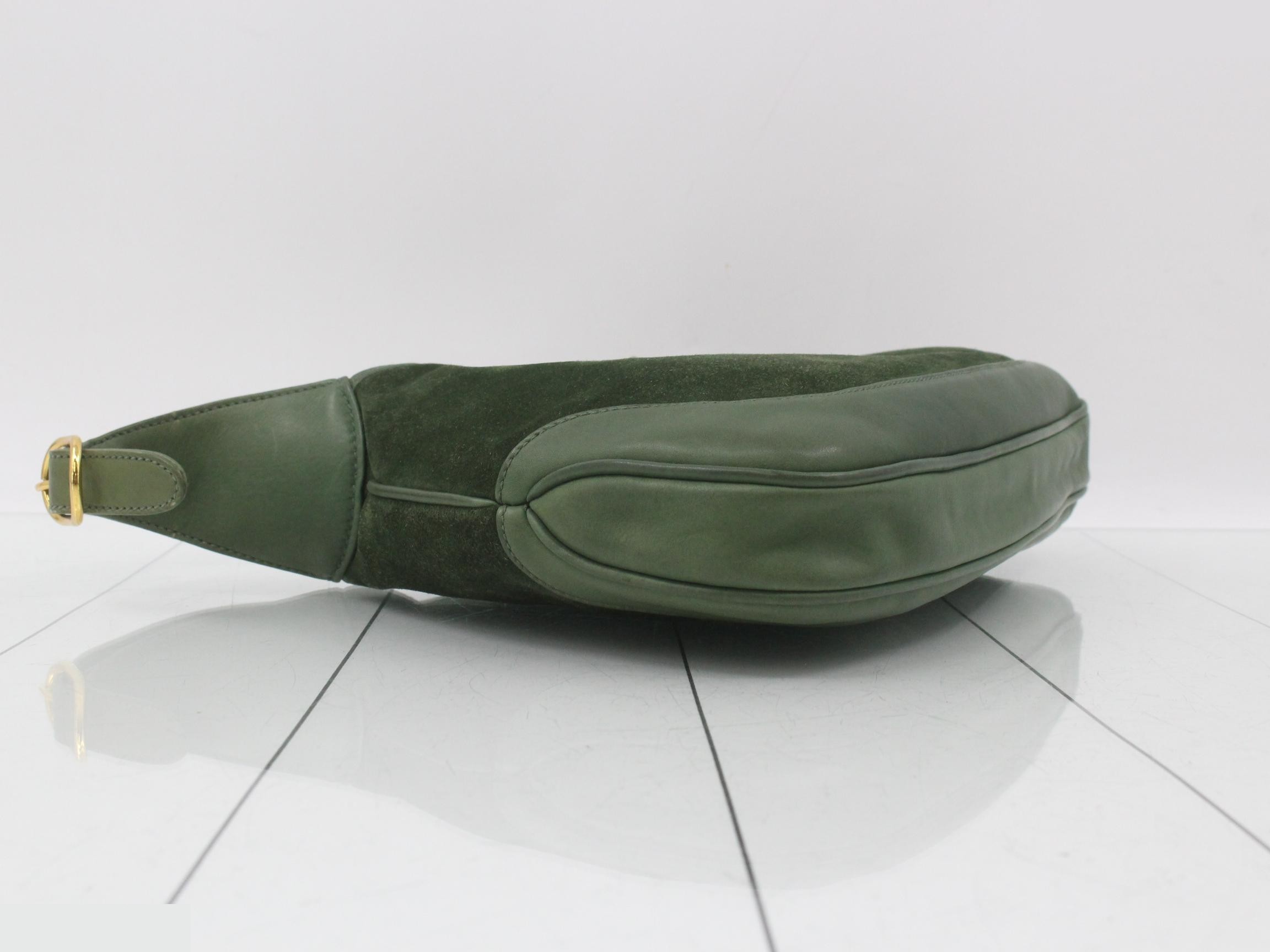 Suede Green Shoulder Bag — view 5