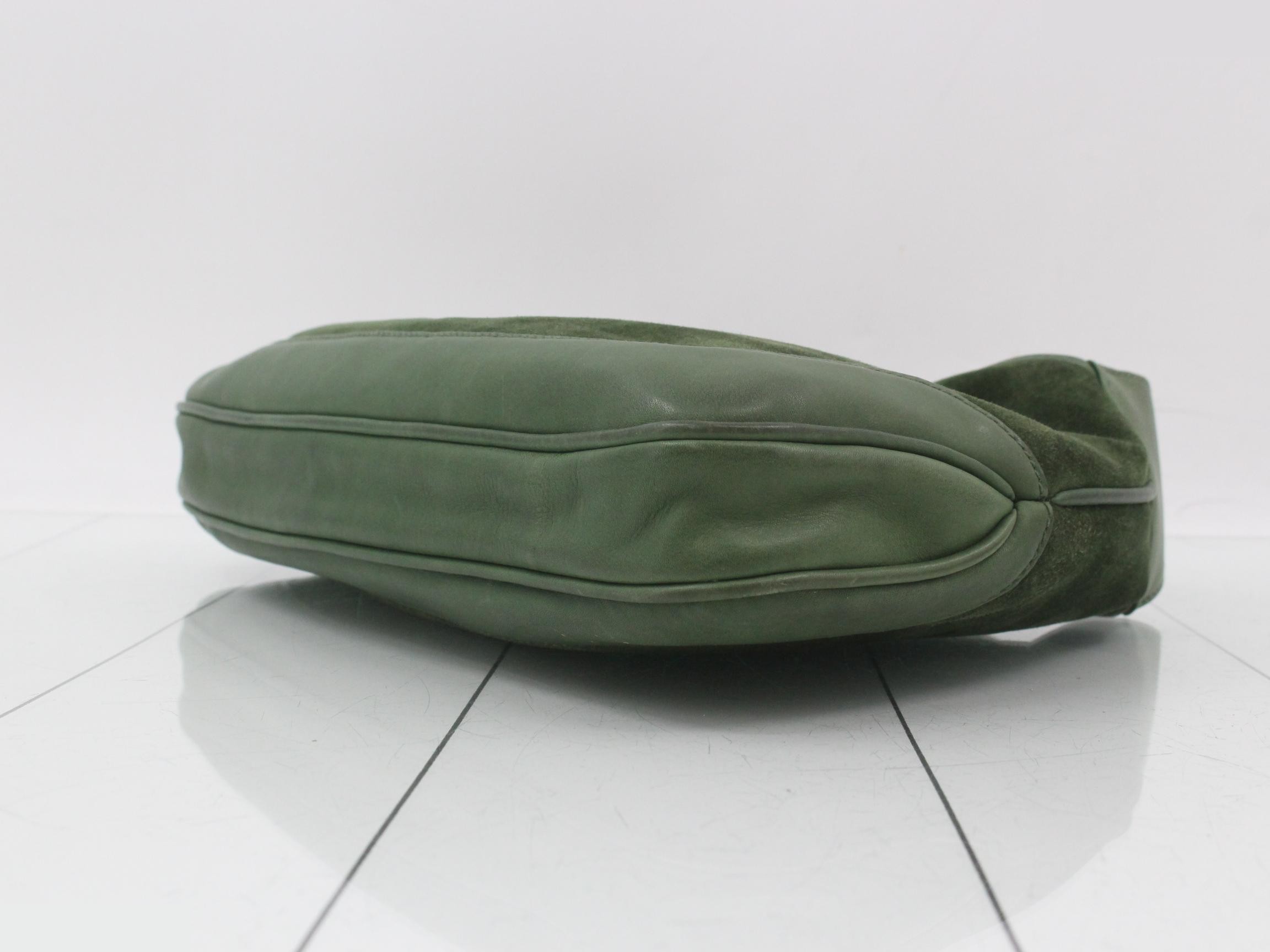 Suede Green Shoulder Bag — view 6