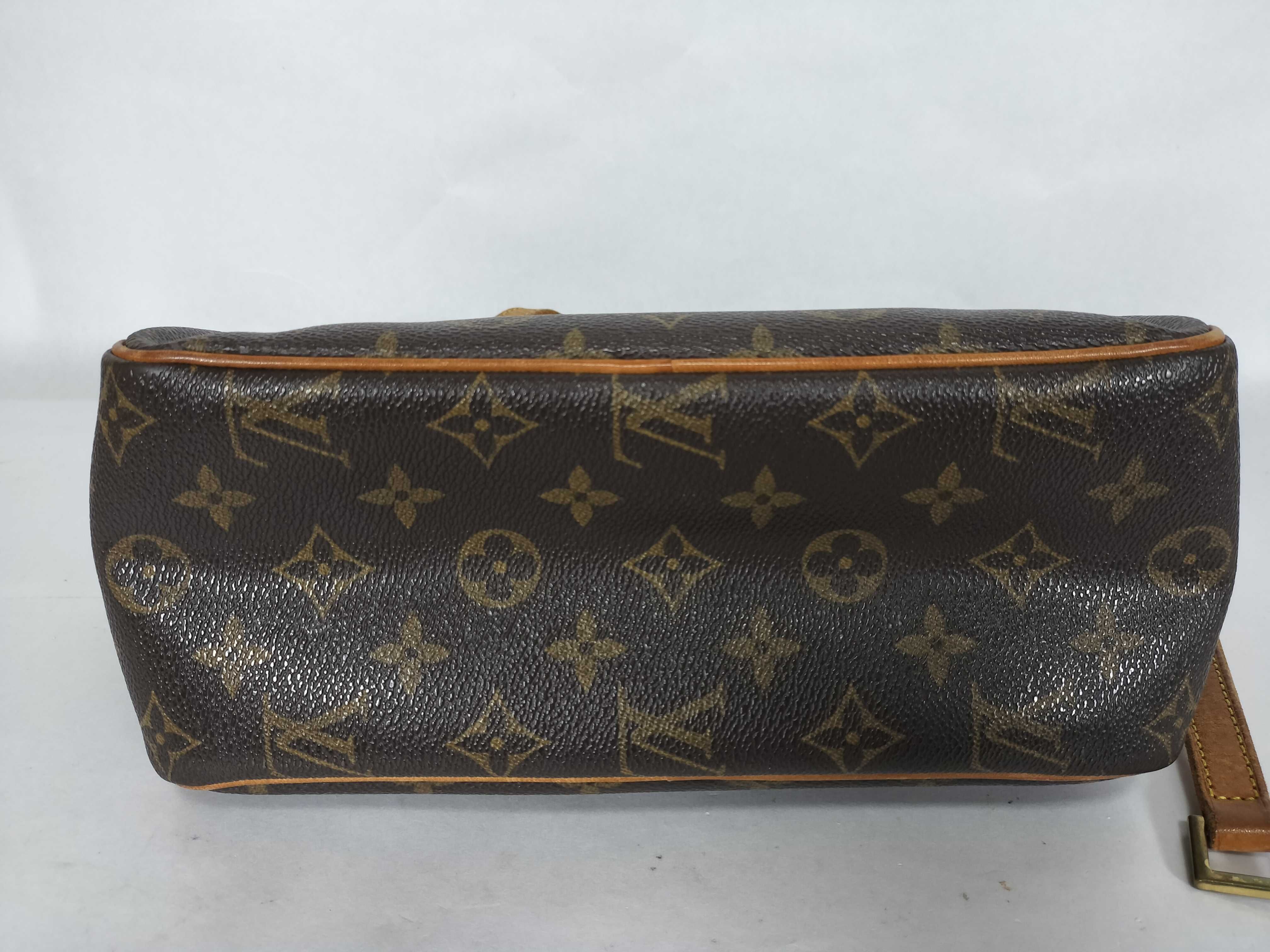 Monogram Louis Vuitton Monogram Cite MM Shoulder Bag M51182 Brown Handbag — view 7