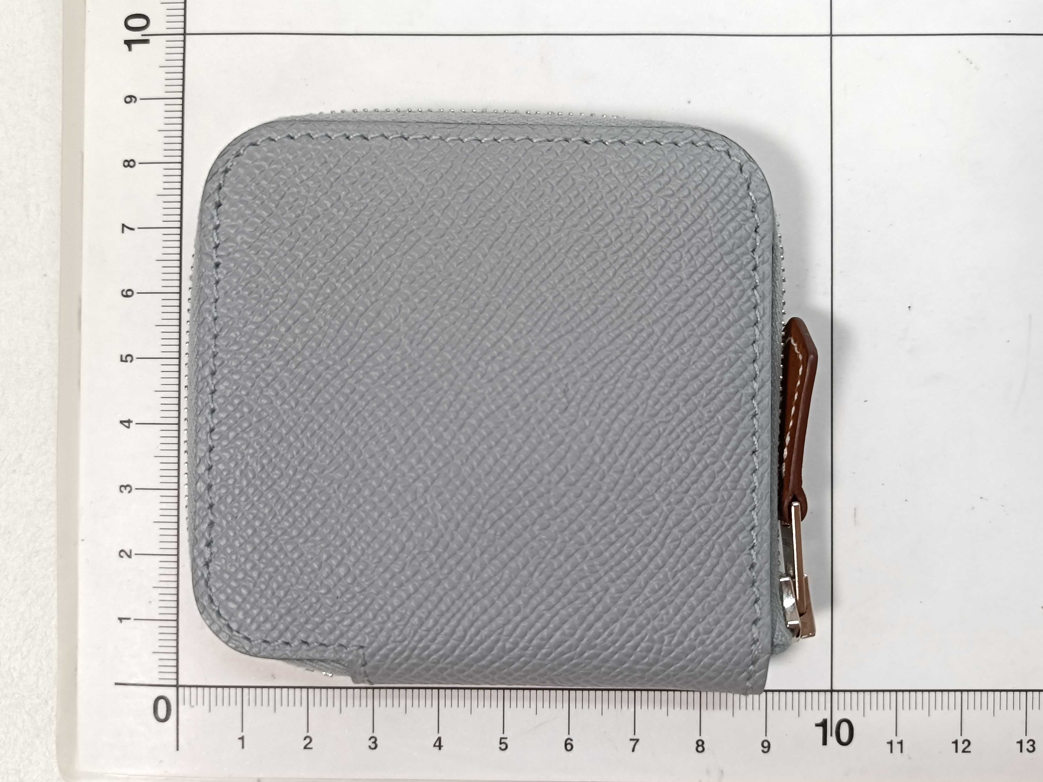 Azap Coin Case Compact Silk In Gris Pantin — view 2