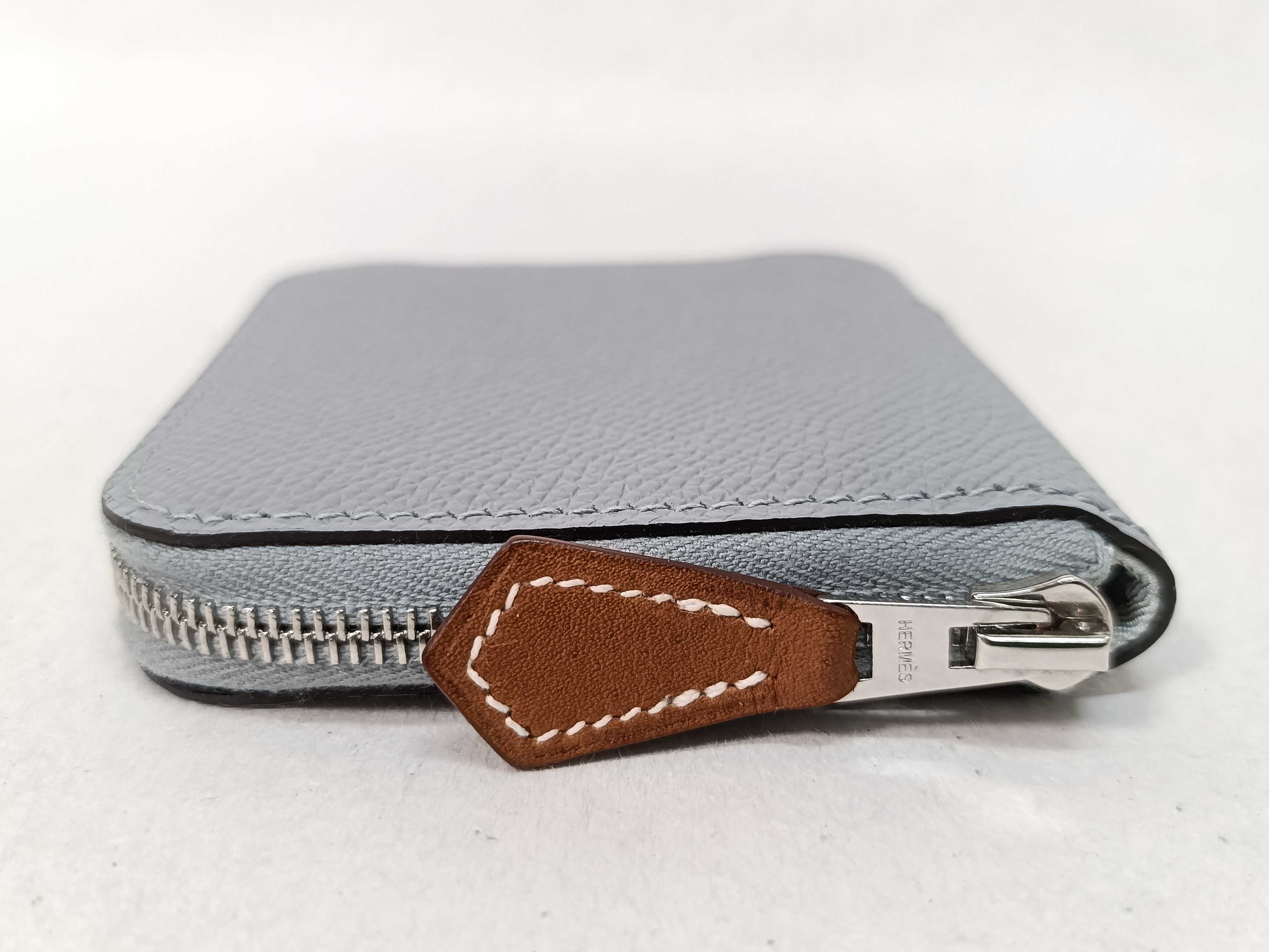 Azap Coin Case Compact Silk In Gris Pantin — view 3