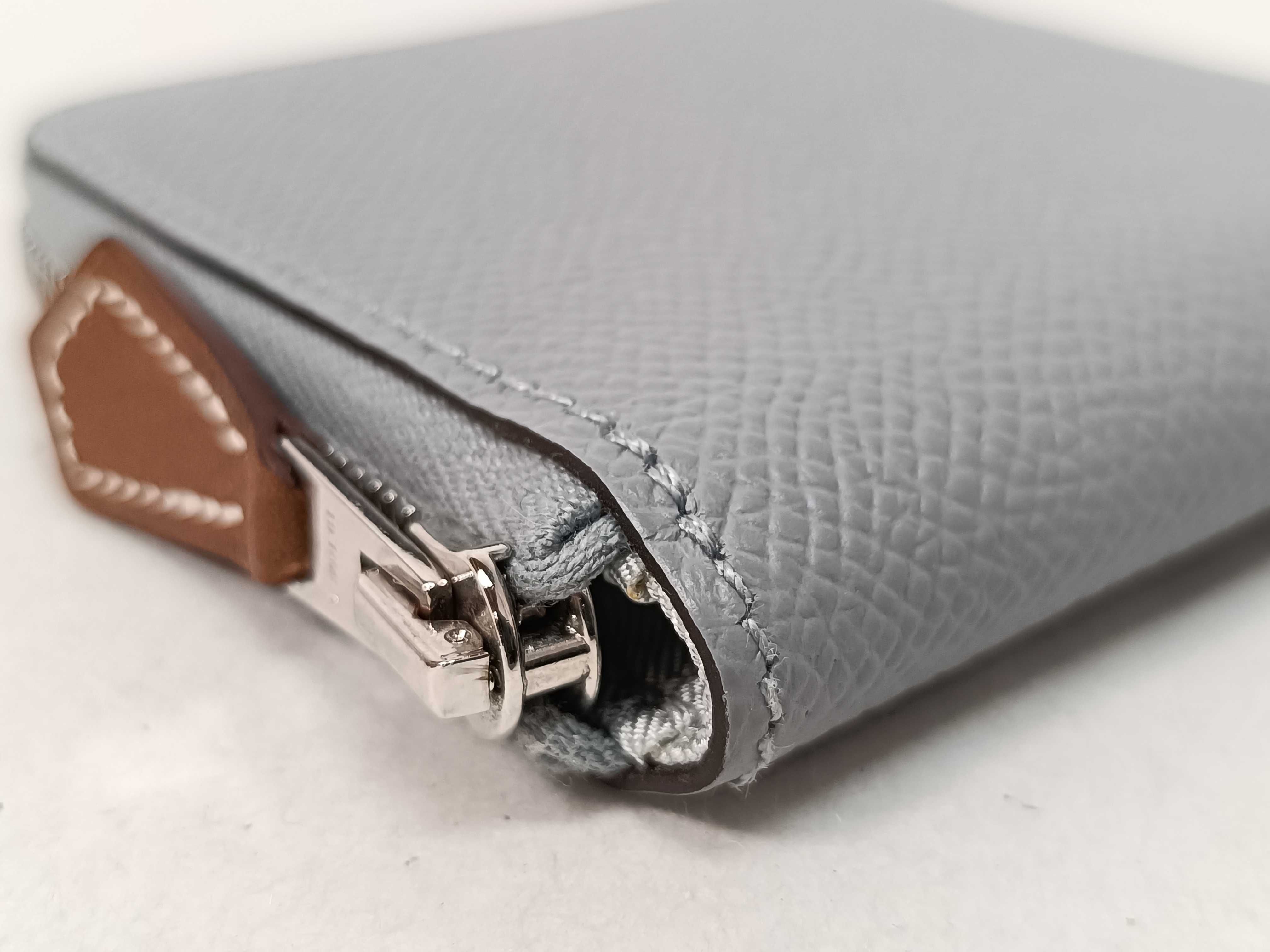 Azap Coin Case Compact Silk In Gris Pantin — view 4