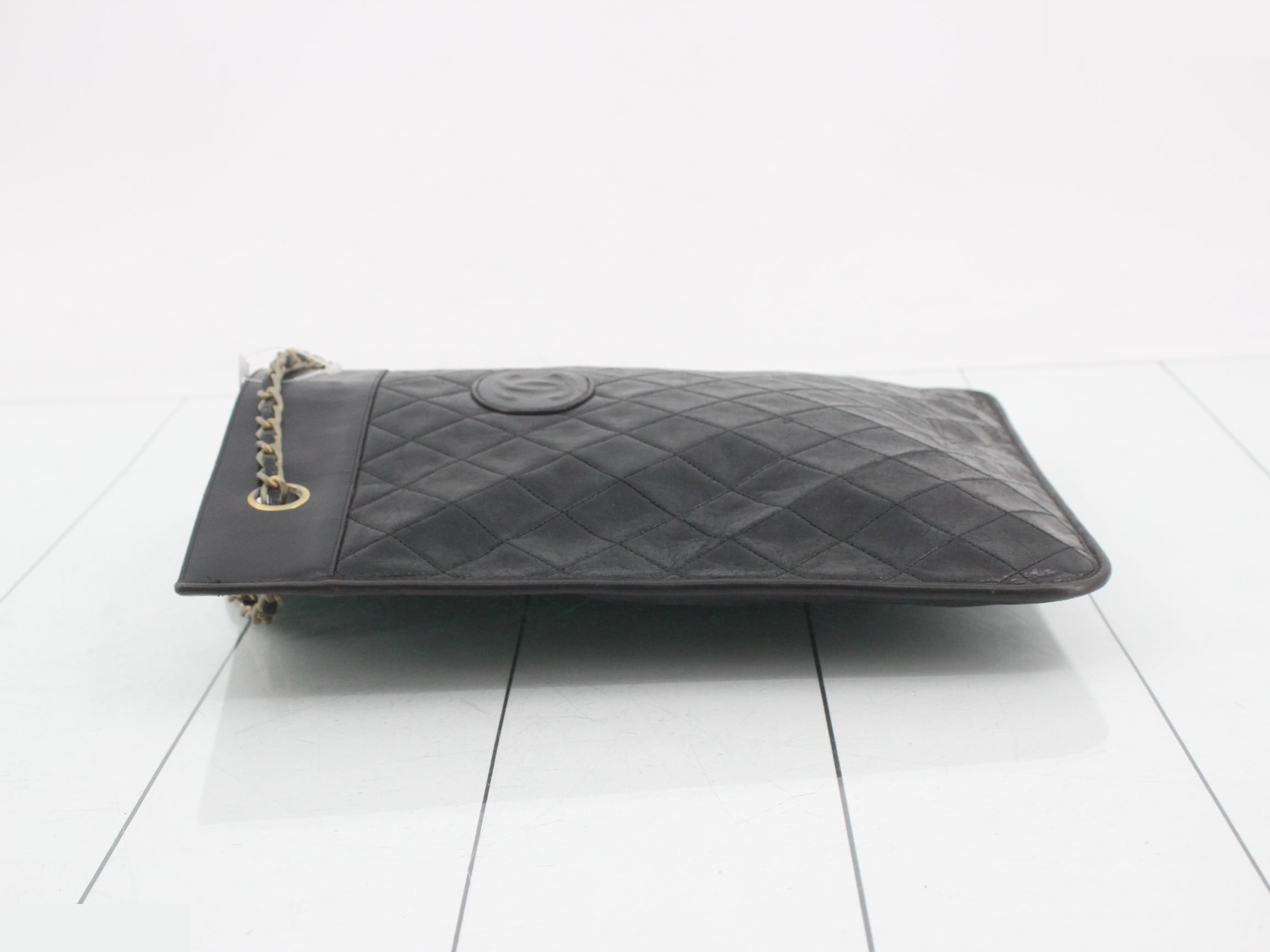 Matelassé Double Chain Tote Bag — view 4