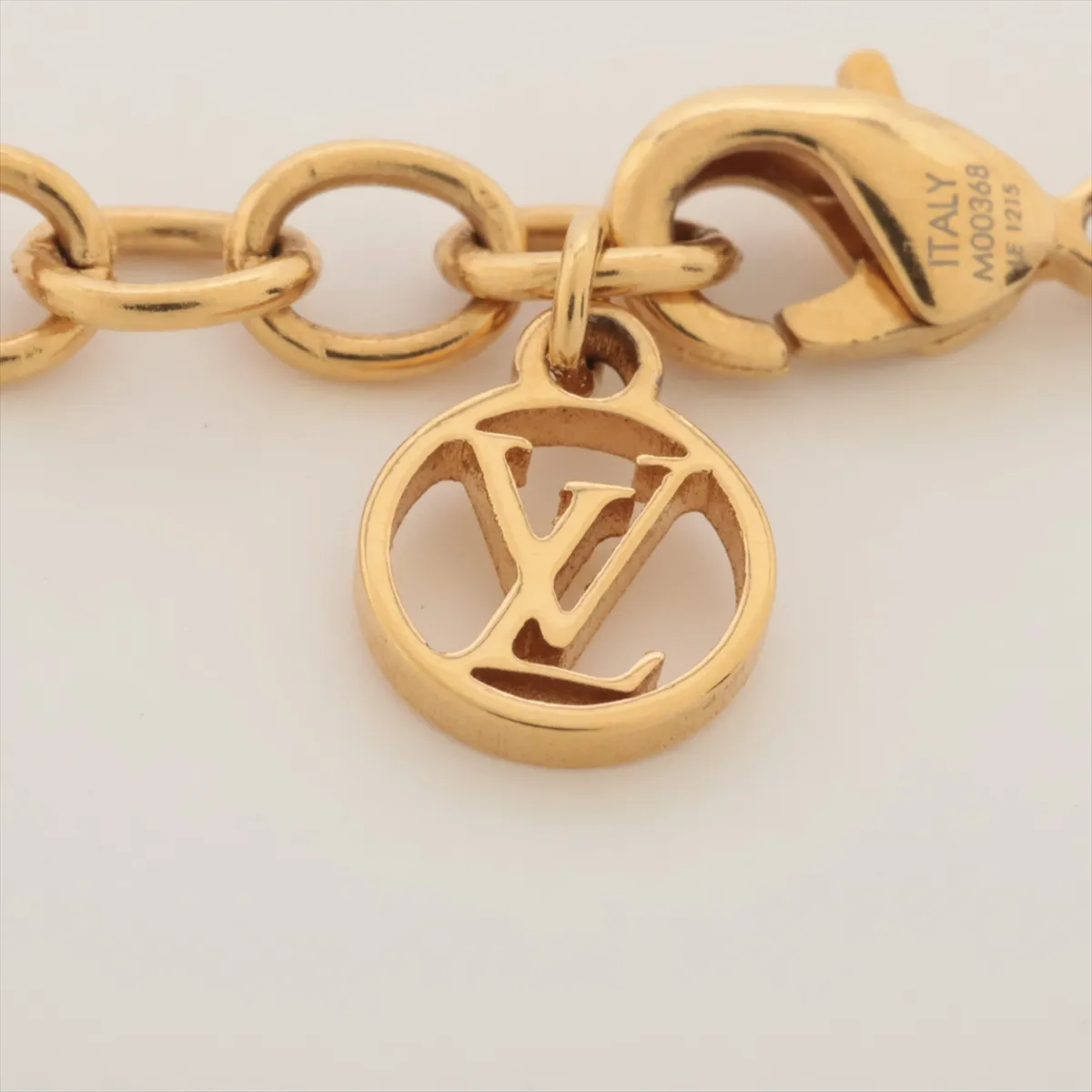M00368 Collier Petit Louis LE1215 Necklace GP x Rhinestone Gold — view 4