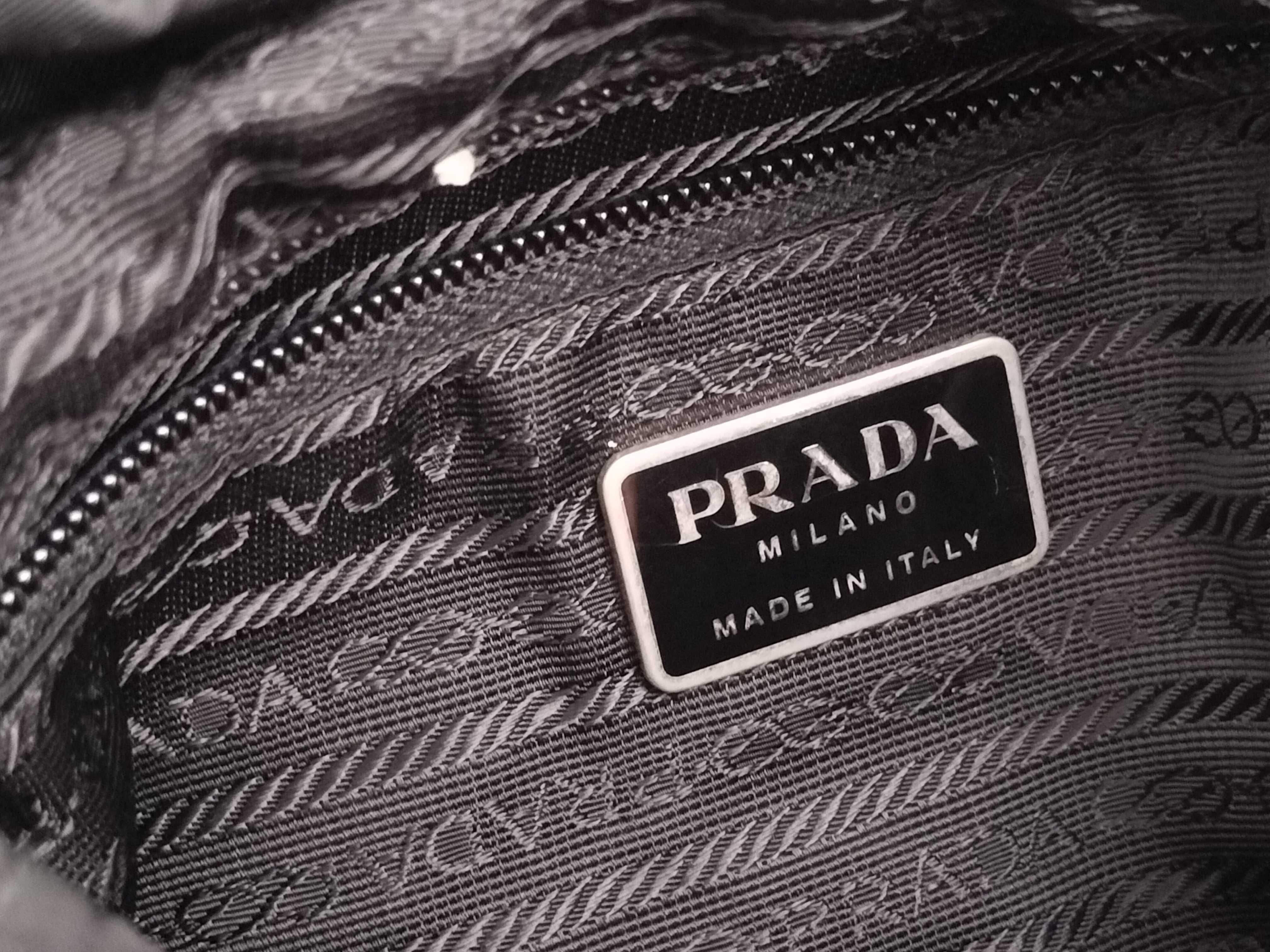 Nylon Prada Rucksack Backpack Triangle Logo Black Rucksack — view 13