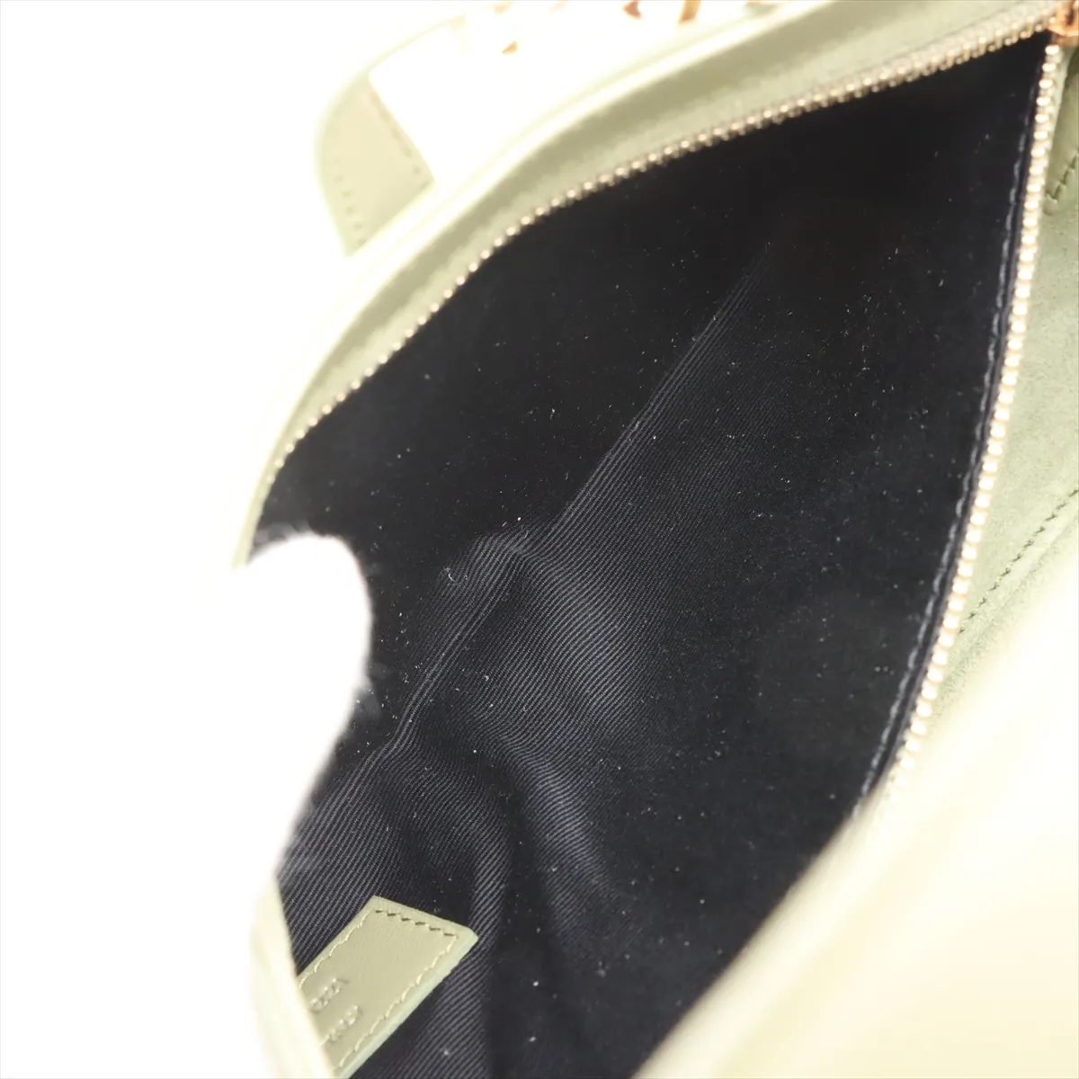 Le Saint Cassette Leather Shoulder Bag Green 657228 — view 7