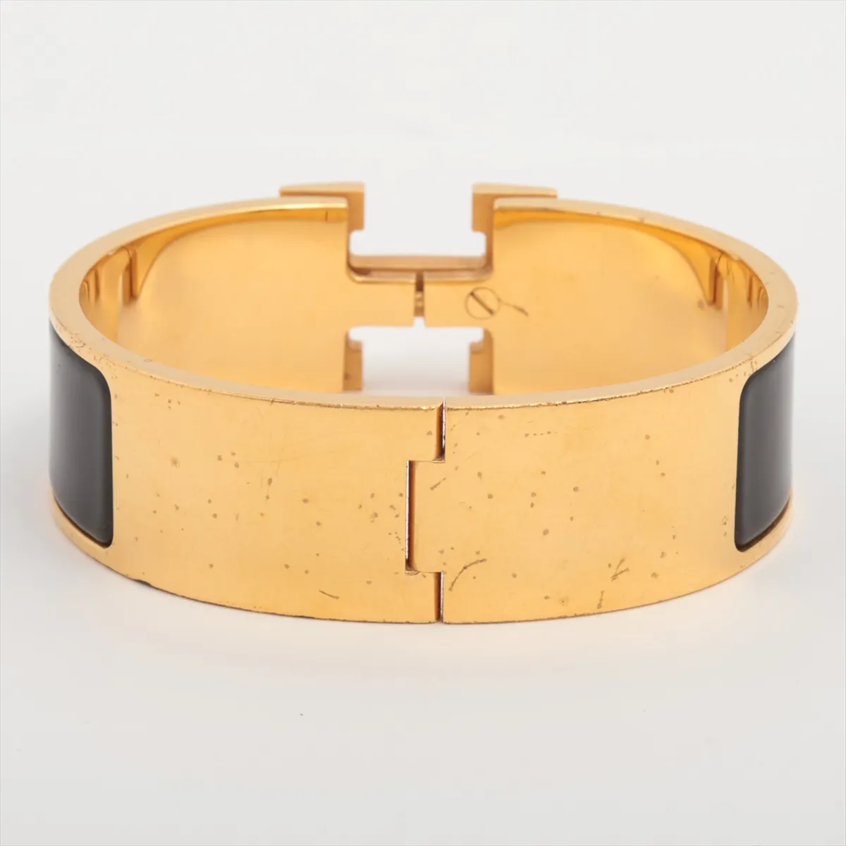 Click H Bangle Large FI0198 Bangle GP Black x Gold — view 2