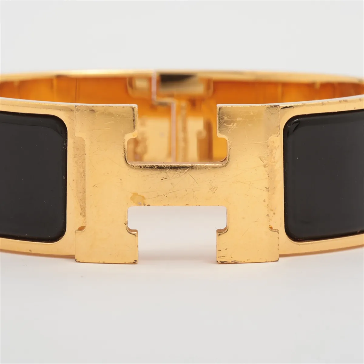 Click H Bangle Large FI0198 Bangle GP Black x Gold — view 3