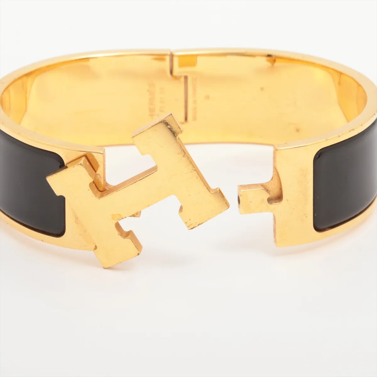 Click H Bangle Large FI0198 Bangle GP Black x Gold — view 5