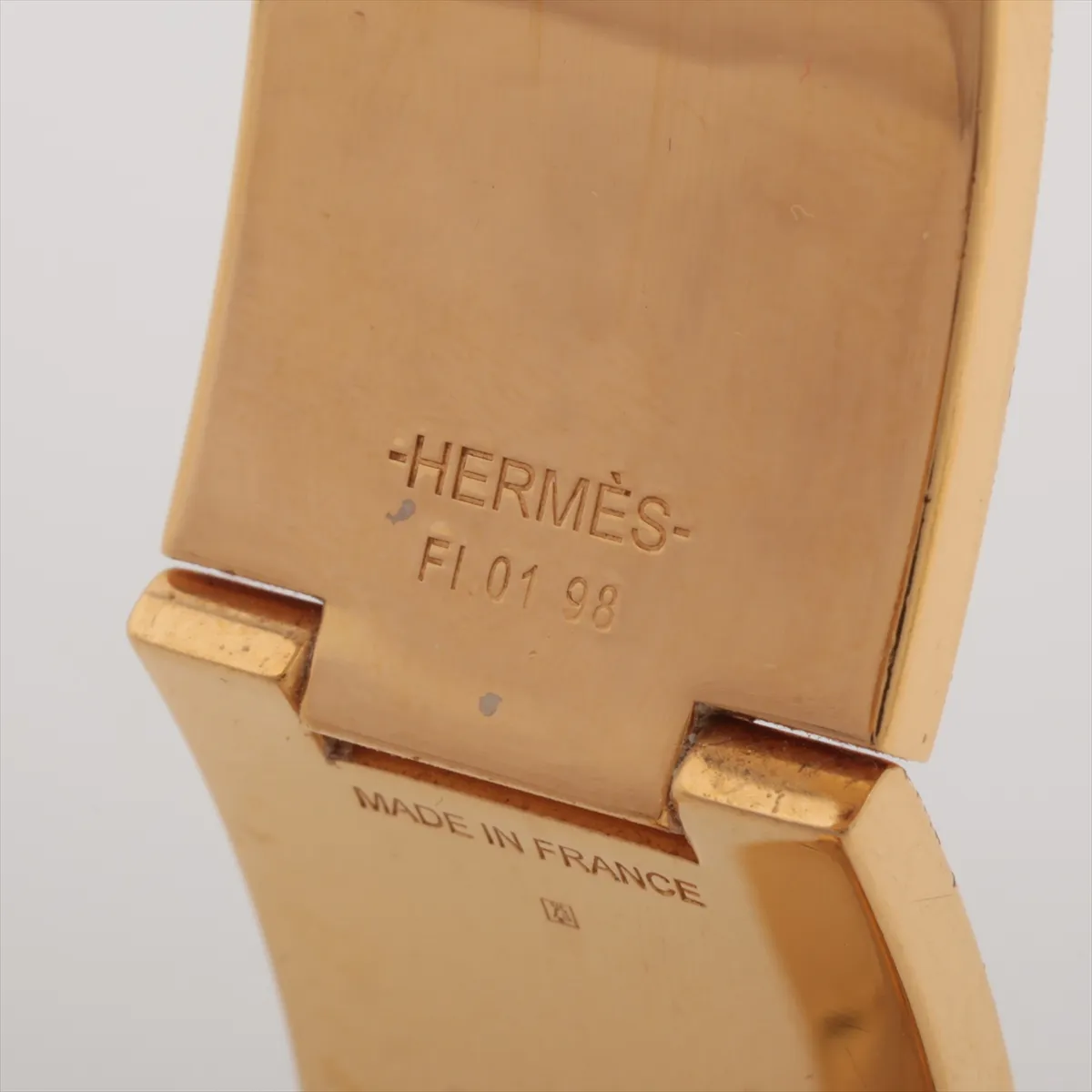Click H Bangle Large FI0198 Bangle GP Black x Gold — view 6