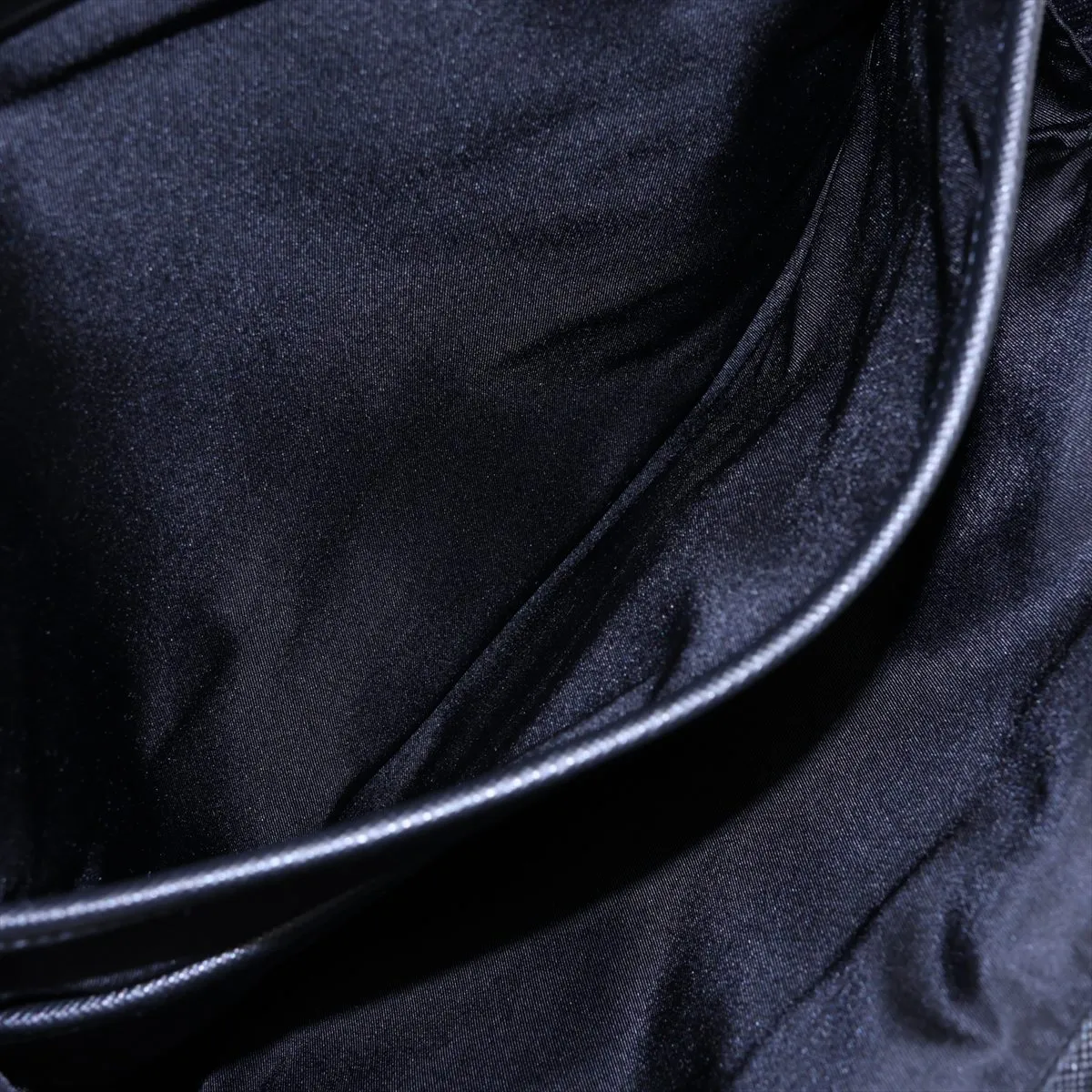 Tessuto 2VZ001 Nylon x Leather Backpack/Rucksack Navy x Black — view 9