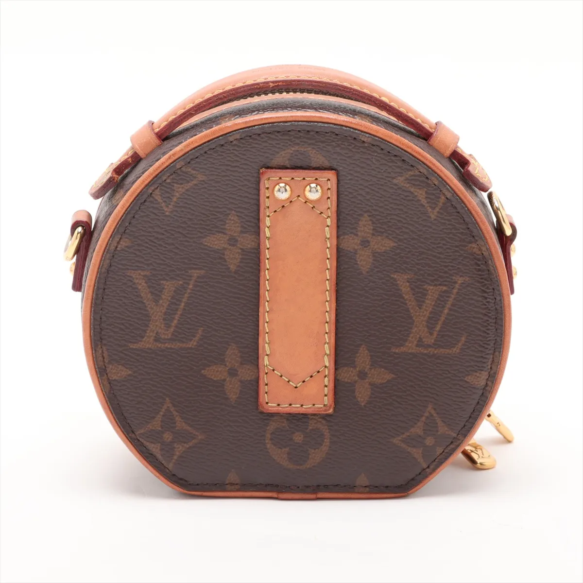 Monogram Mini Boite Chapeau M44699 Brown (Decoration missing, RFID detected) — view 2