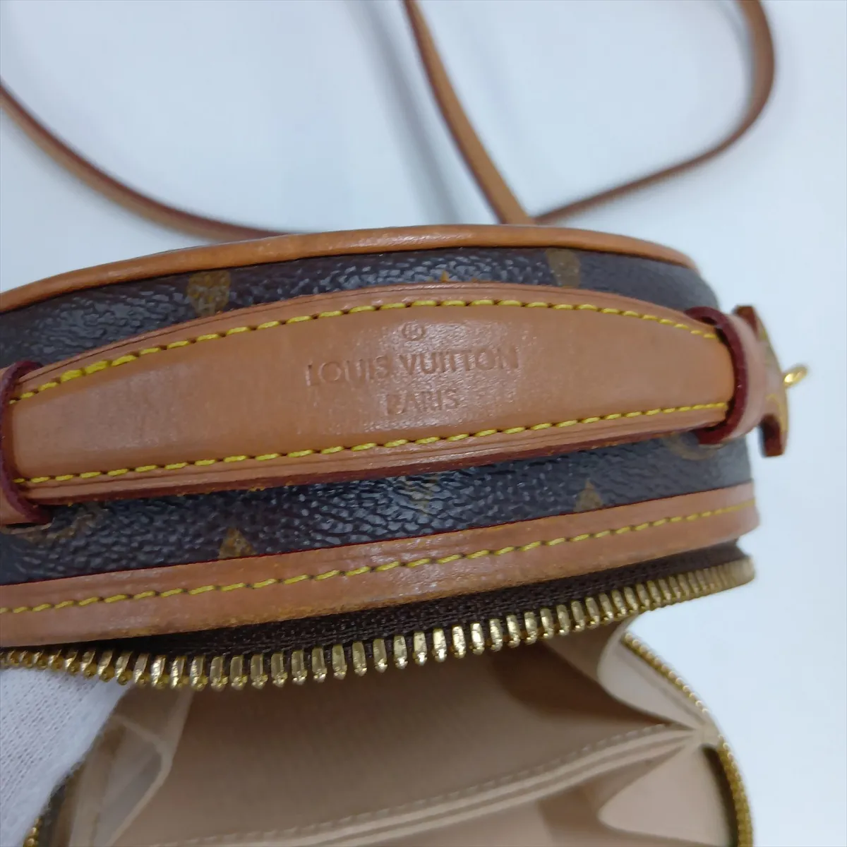 Monogram Mini Boite Chapeau M44699 Brown (Decoration missing, RFID detected) — view 13