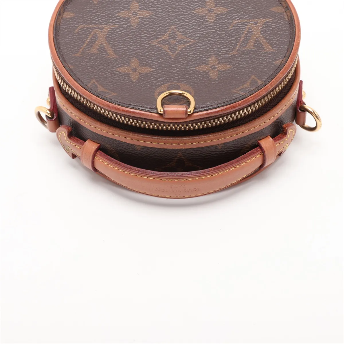 Monogram Mini Boite Chapeau M44699 Brown (Decoration missing, RFID detected) — view 5