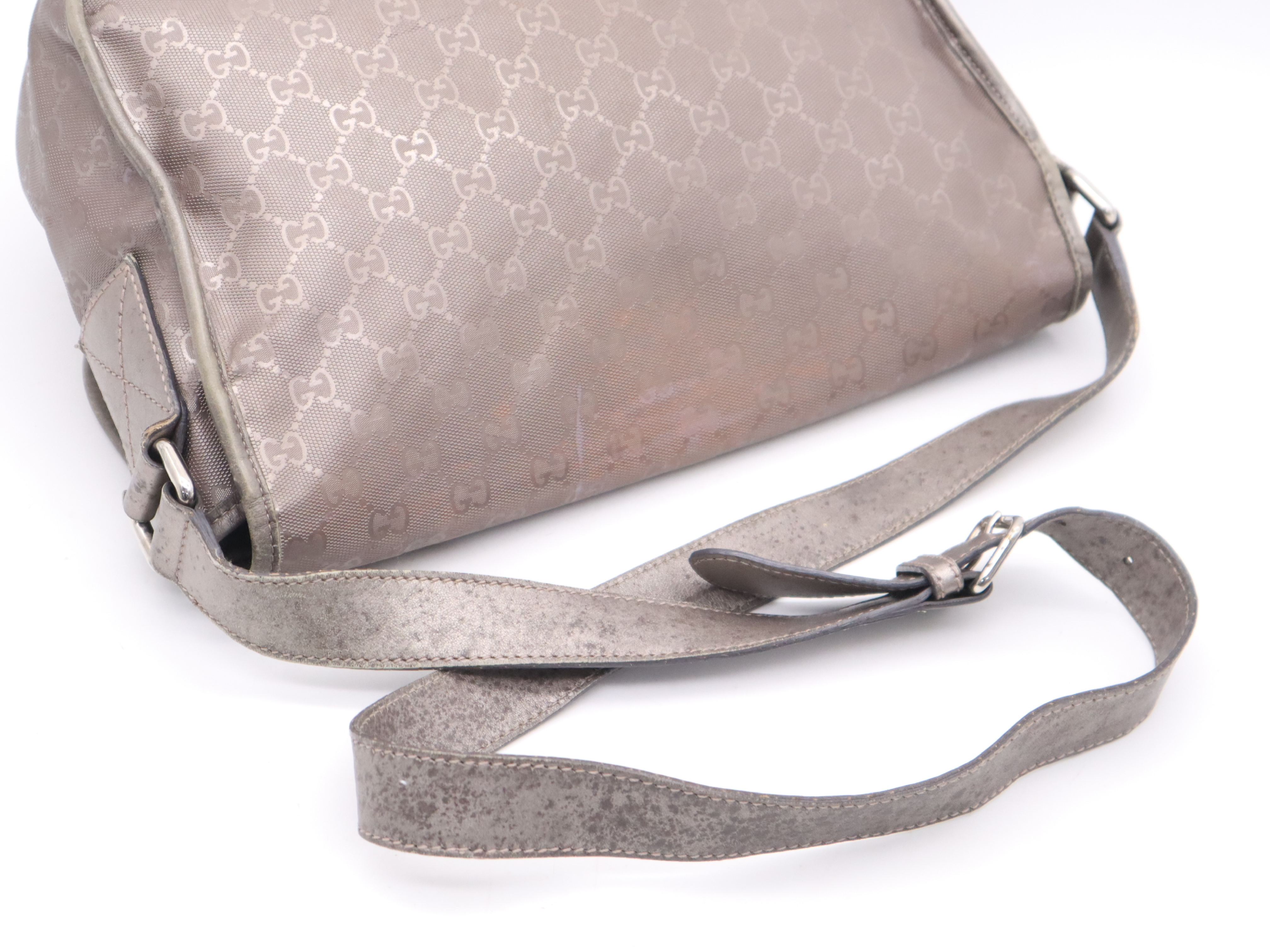 201732GG Imprime Shoulder Bag Pink Gray Shoulder Bag — view 6
