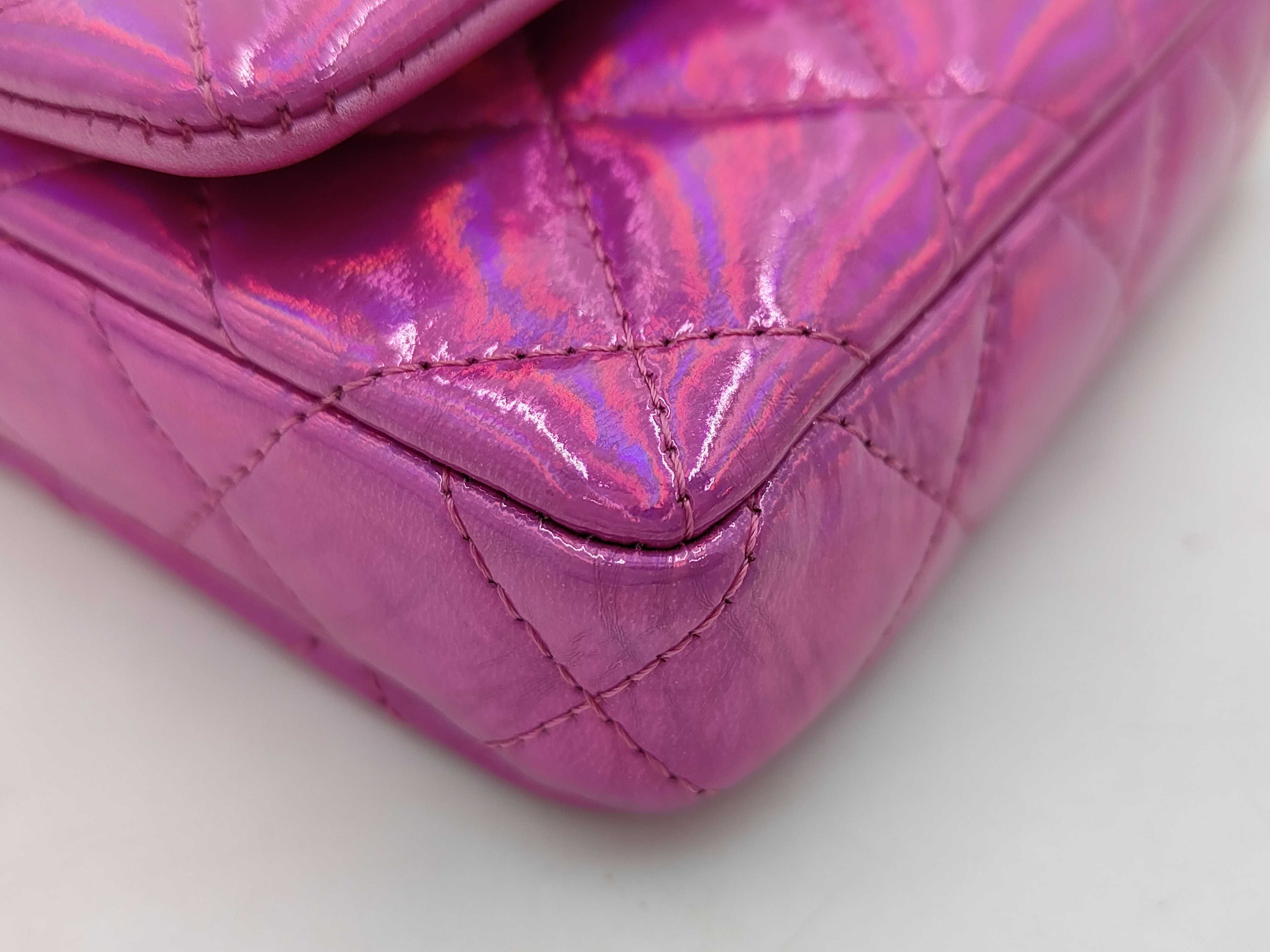 Matelassé Patent Mini Pouch M12484 Bag — view 11