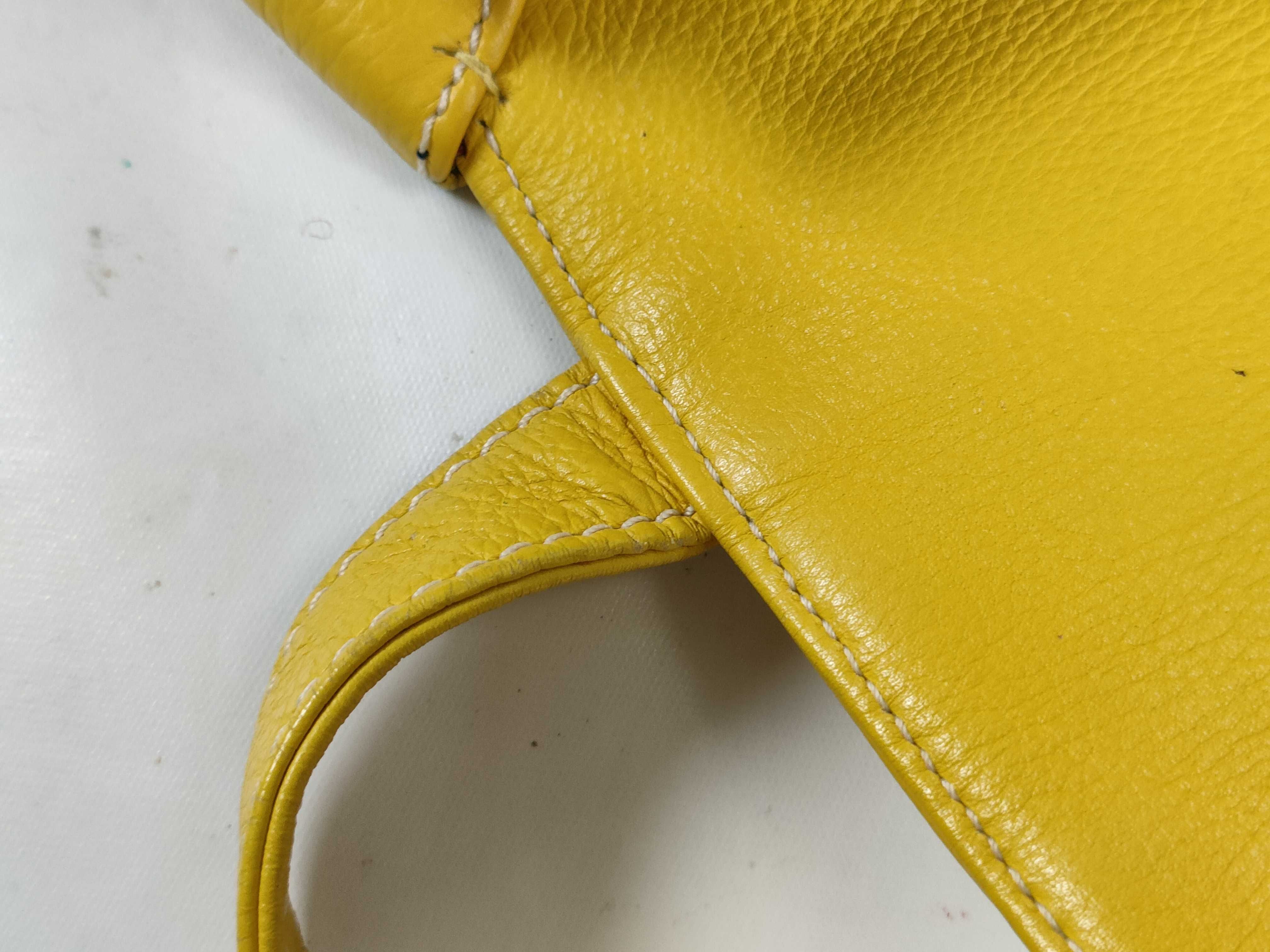 Shoulder Anagram Yellow Shoulder Bag — view 5
