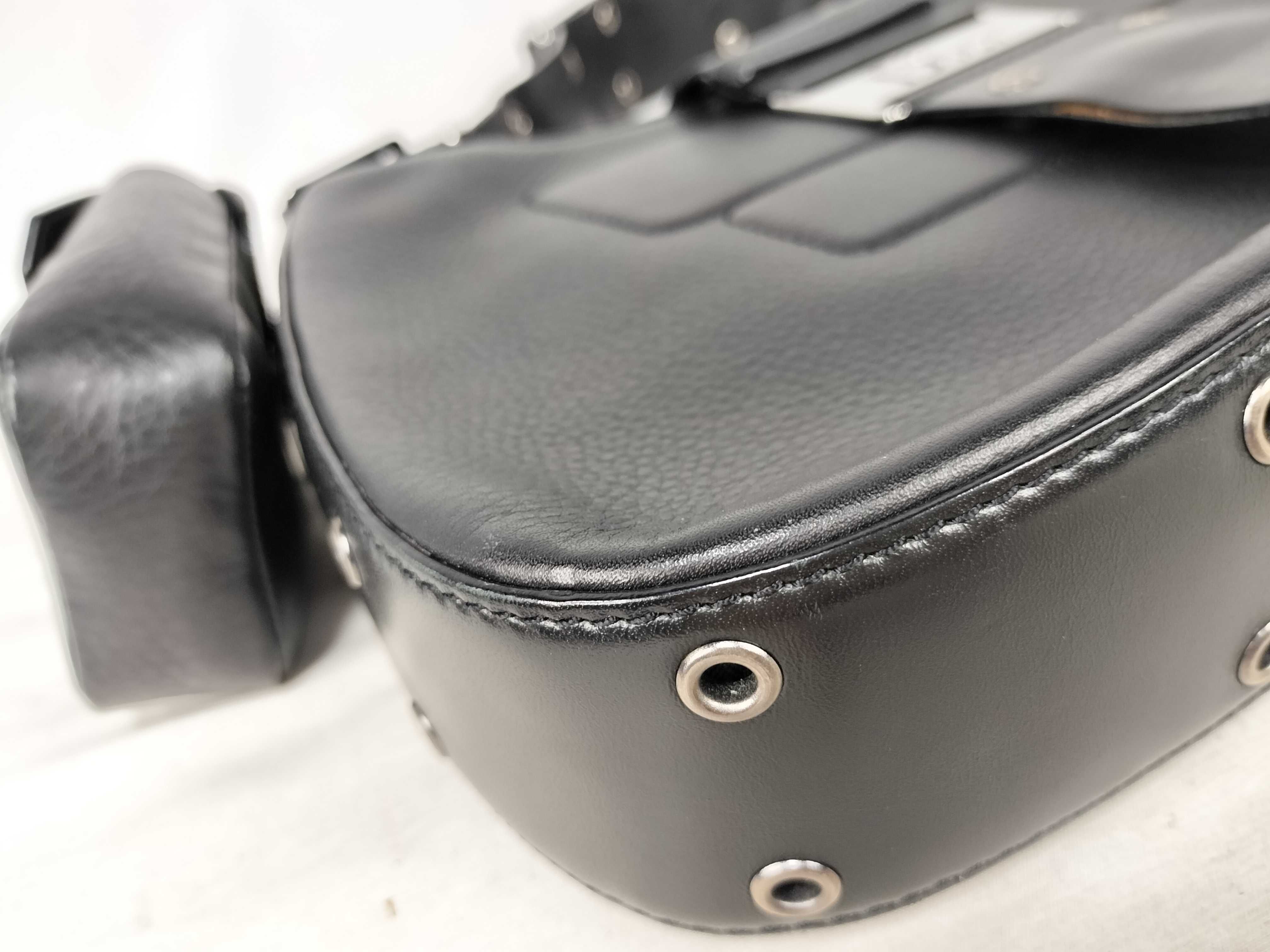 Street Chic Leather One Shoulder Bag with Pouch — view 6
