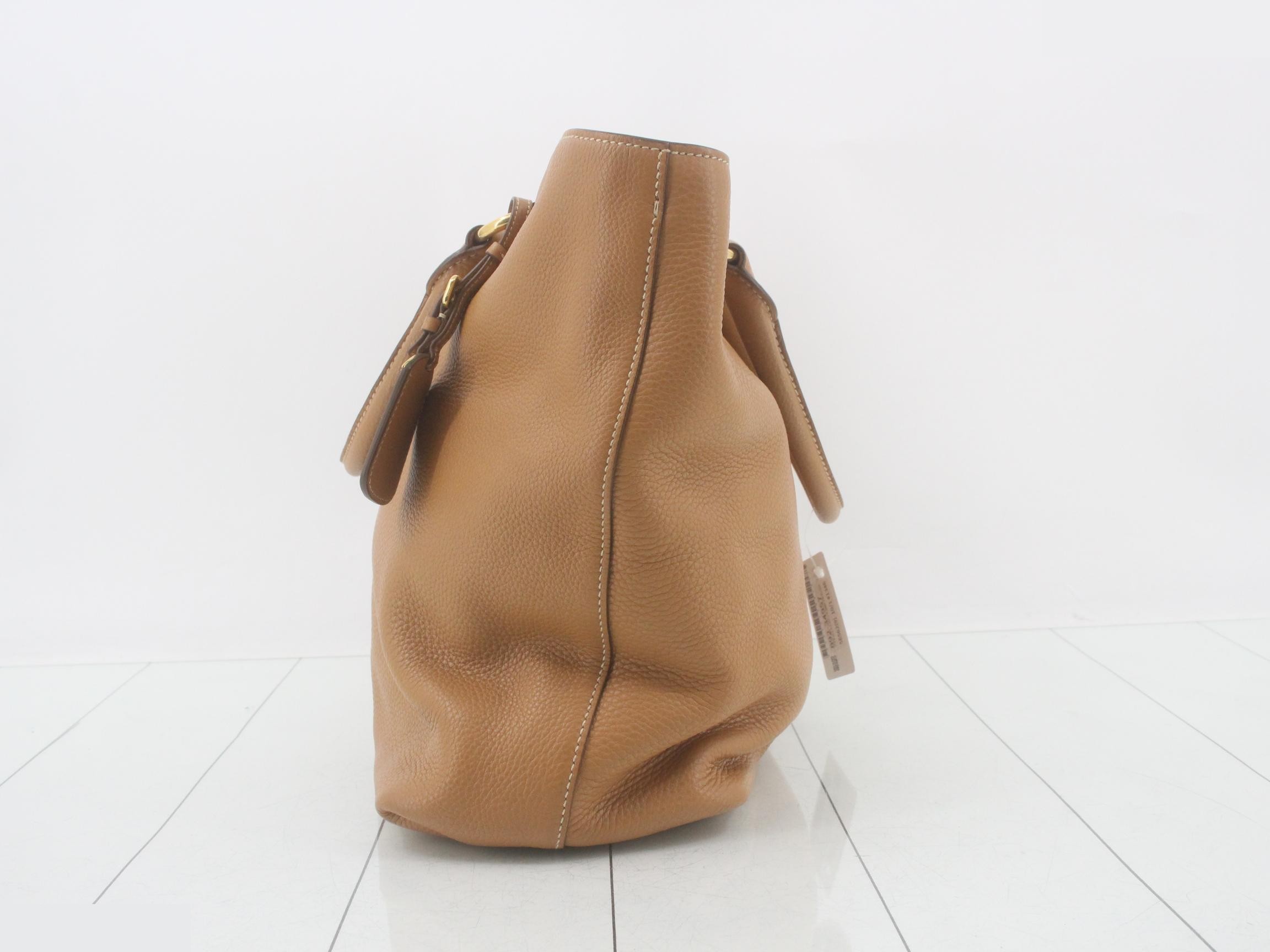 Logo Handbag, 2-Way, Brown, 117 — view 3